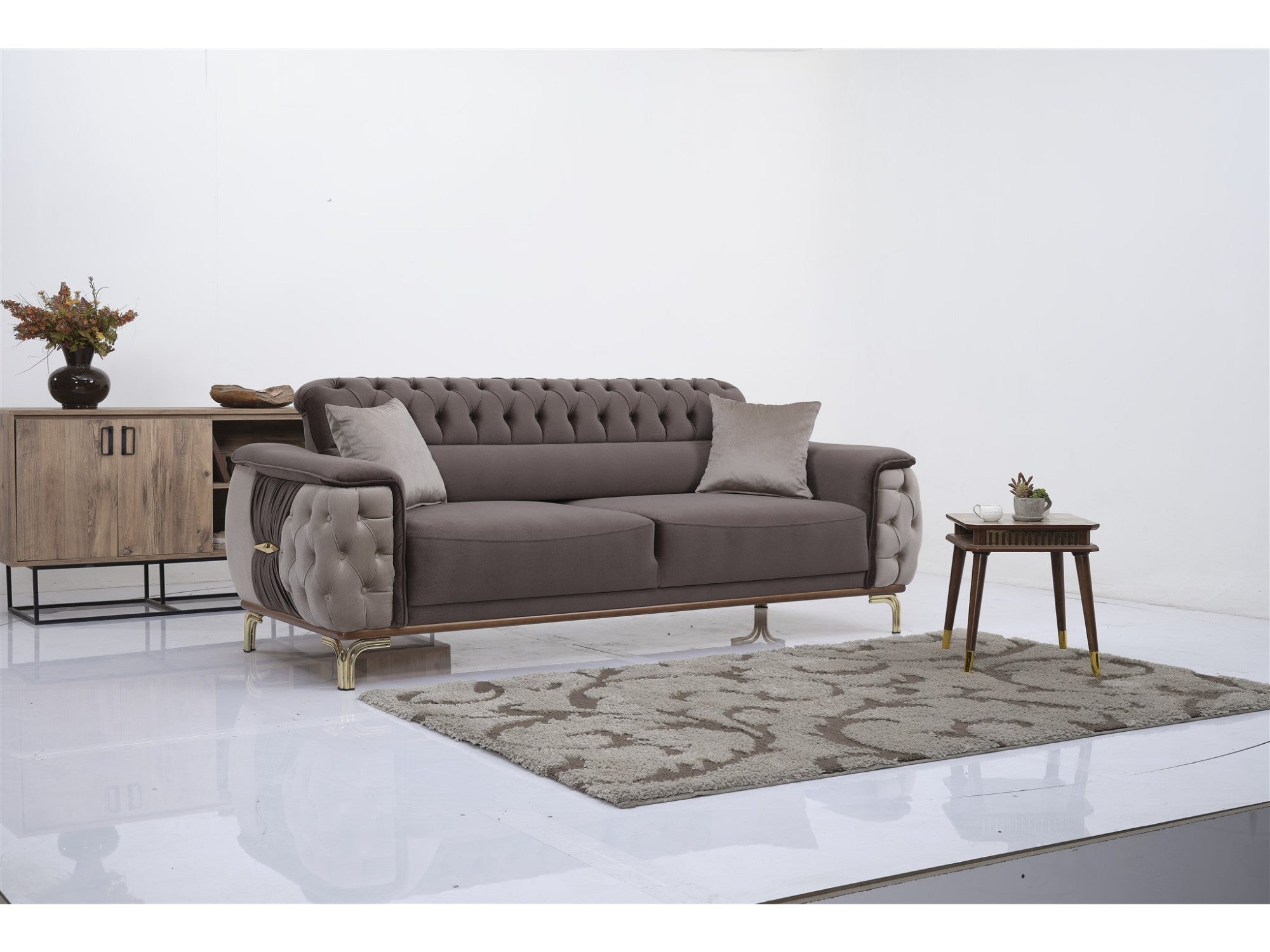 New York Convertible Livingroom Set (2 Sofa & 2 Chair)