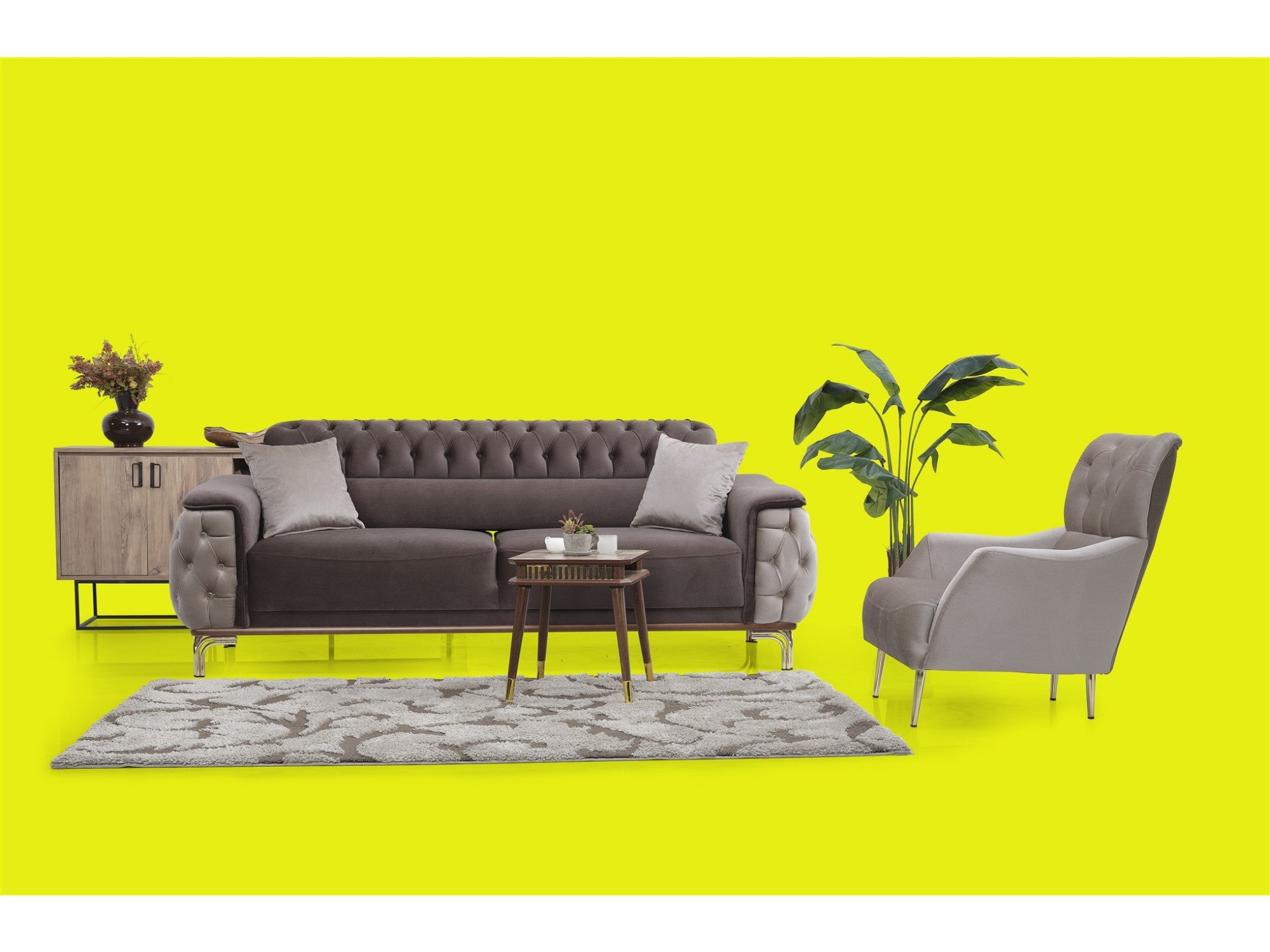 New York Convertible Livingroom Set (2 Sofa & 2 Chair)