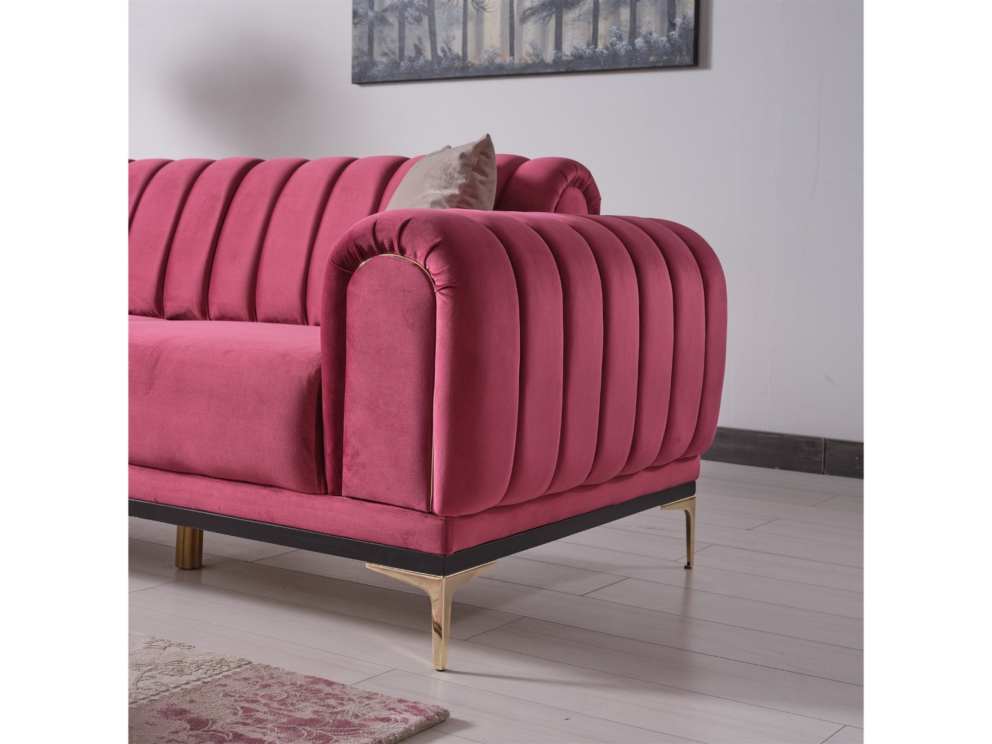 Oscar Convertible Livingroom Set (2 Sofa & 2 Chair)