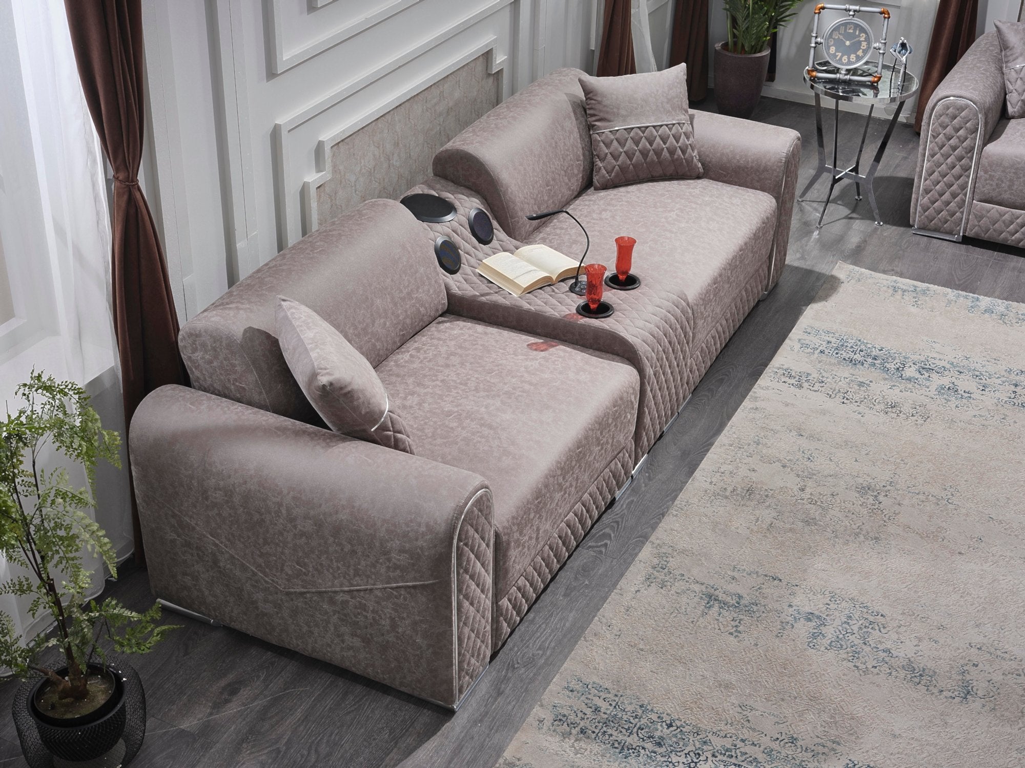 Parma Convertible Livingroom Set (2 Sofa & 2 Chair)