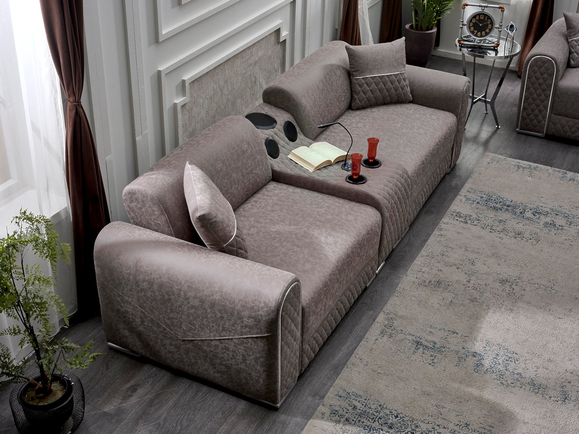 Parma Convertible Livingroom Set (2 Sofa & 2 Chair)