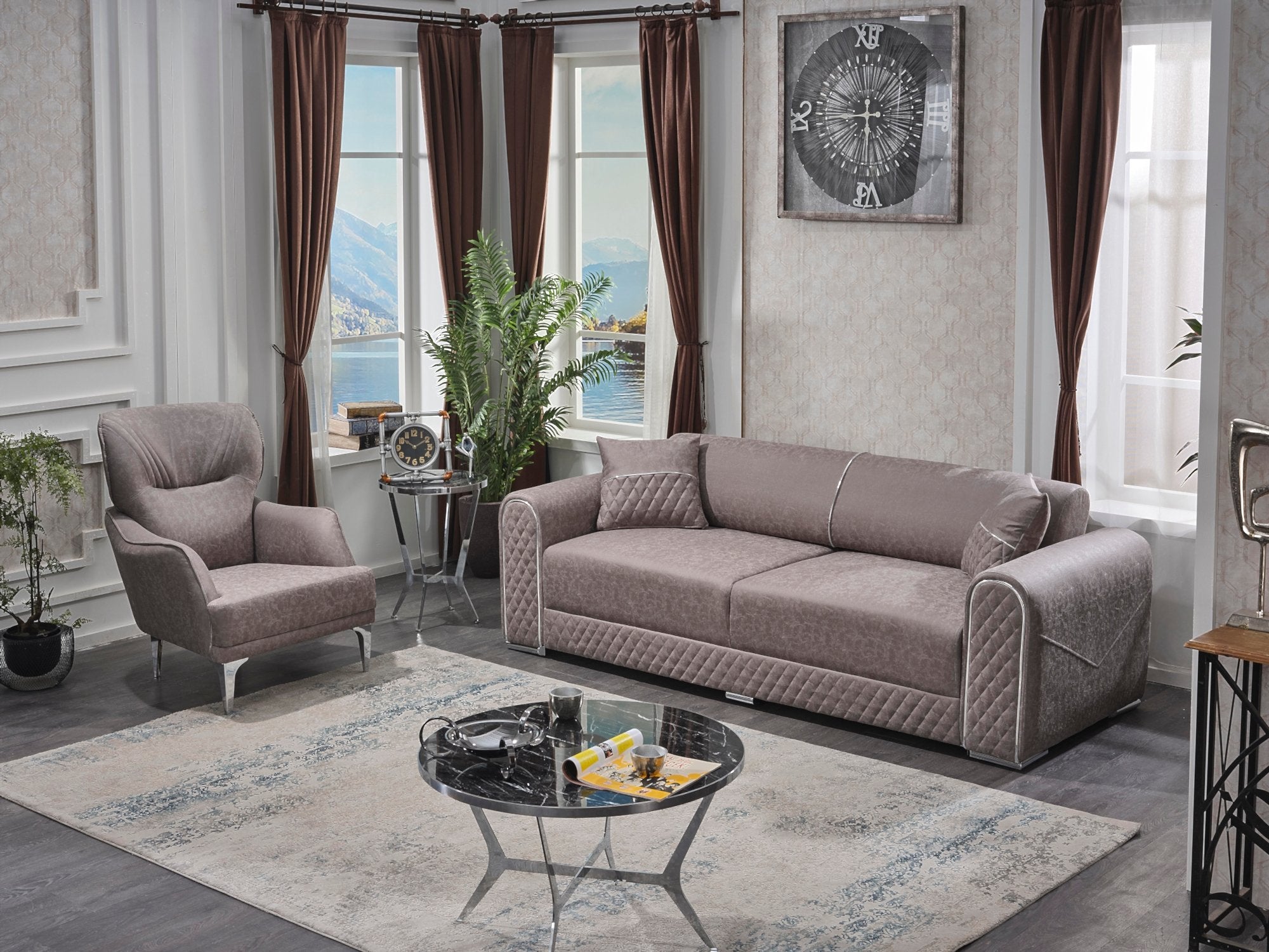 Parma Convertible Sofa