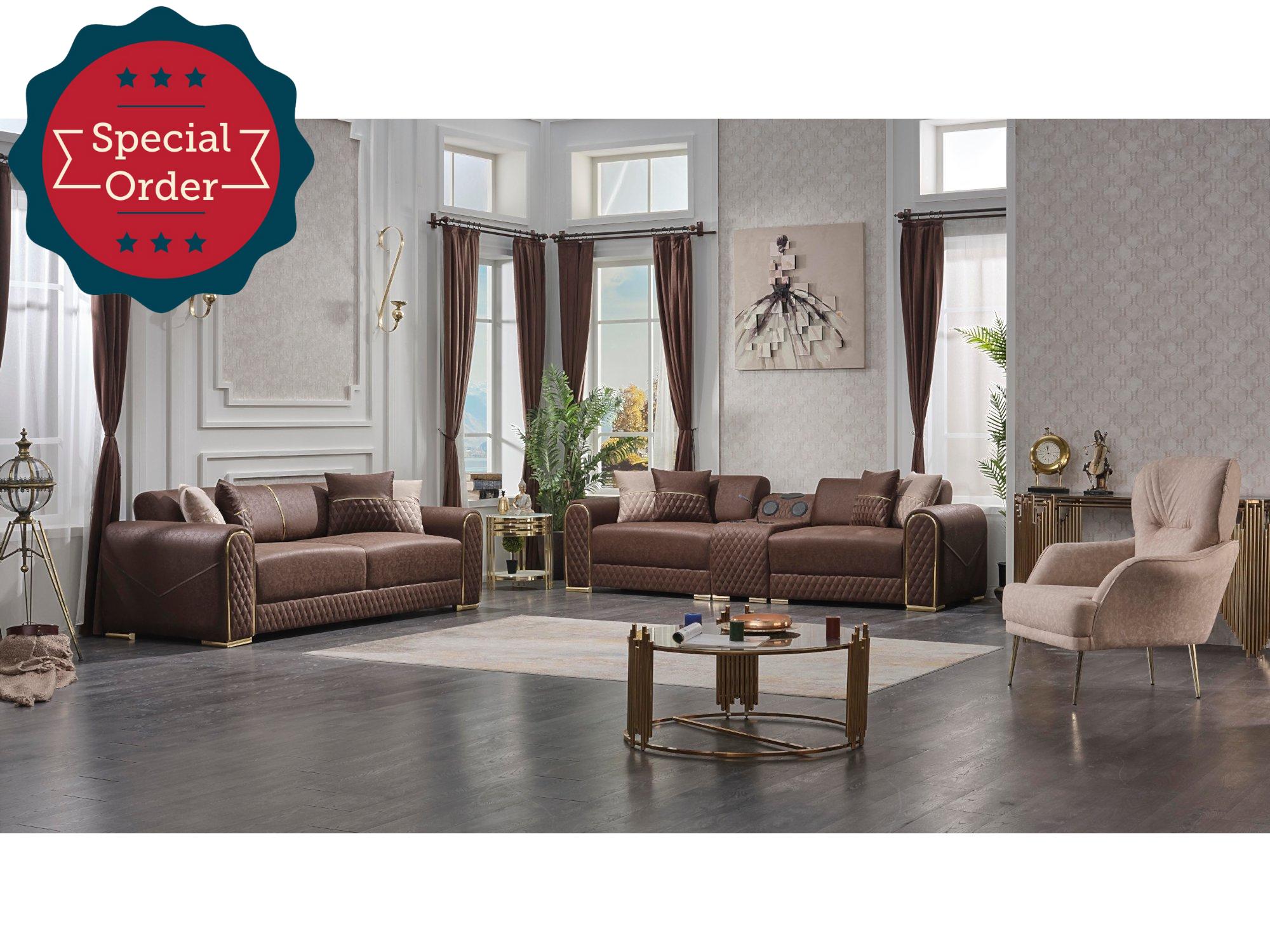 Parma Convertible Livingroom Set (2 Sofa & 2 Chair)