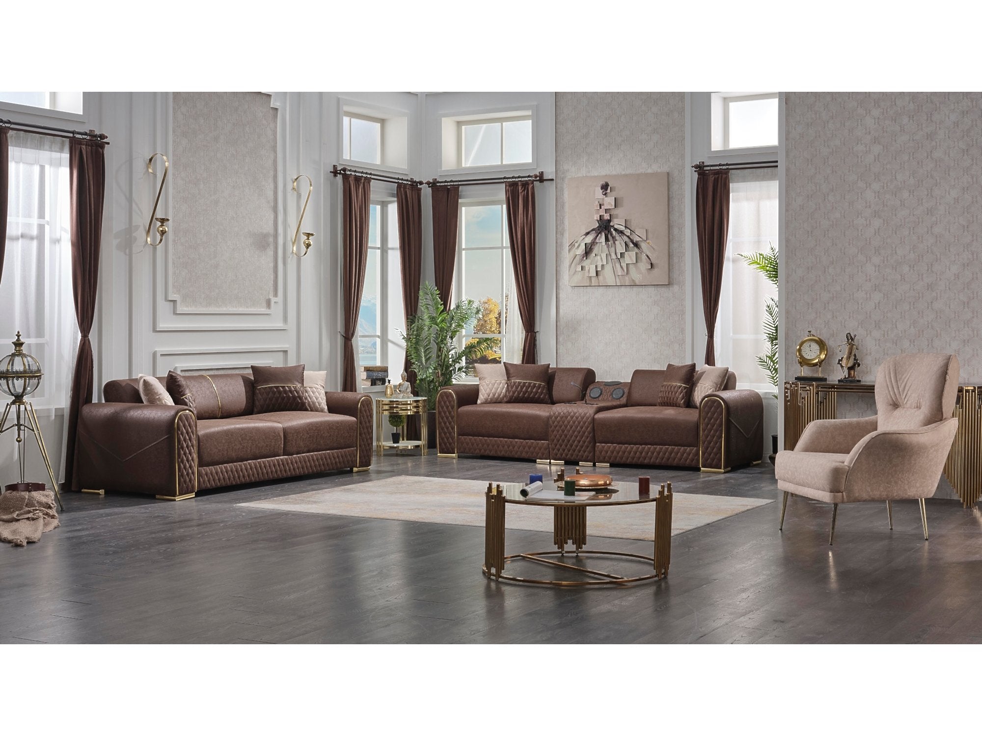 Parma Convertible Sofa