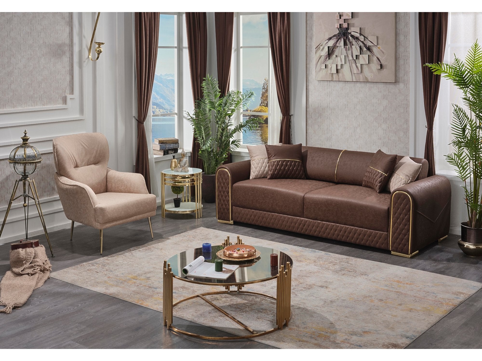 Parma Convertible Sofa