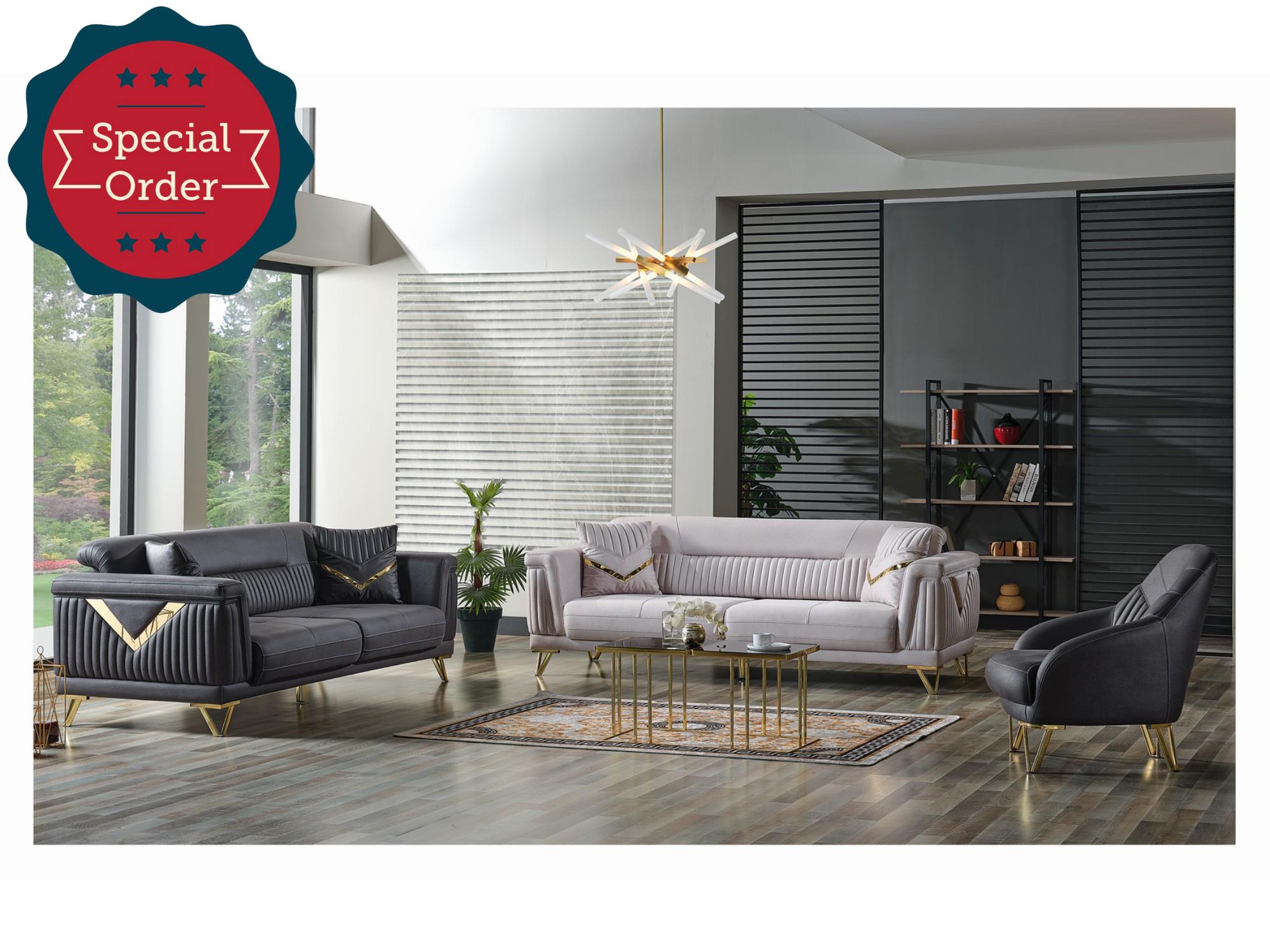 Penta Convertible Livingroom Set (2 Sofa & 2 Chair)