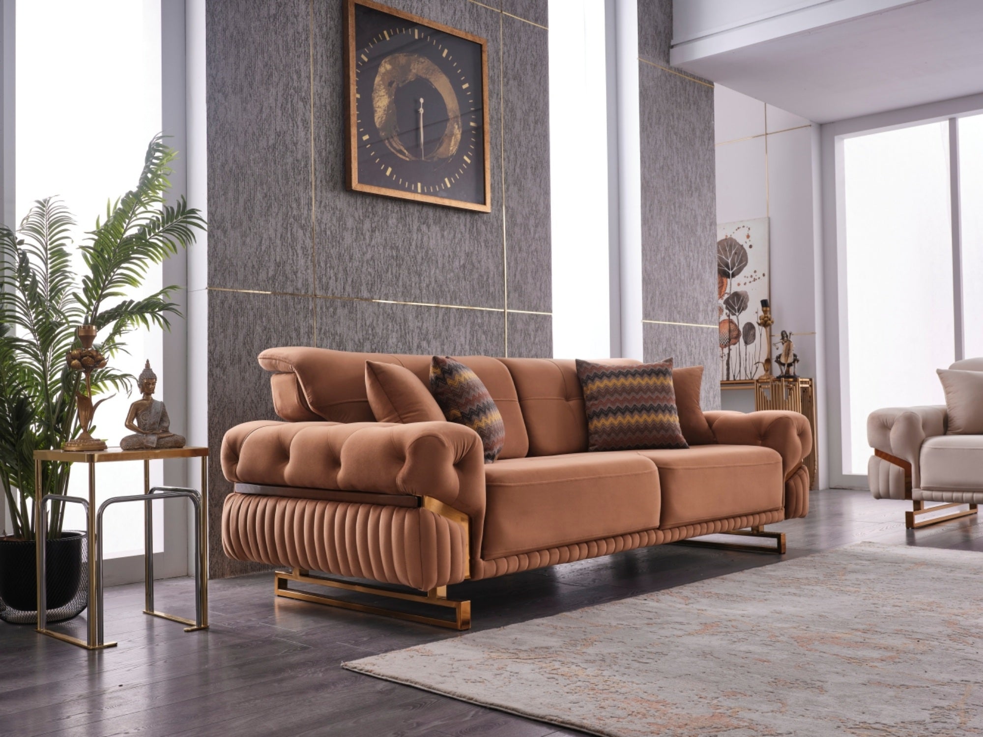 Prada Convertible Livingroom Set (2 Sofa & 2 Chair)