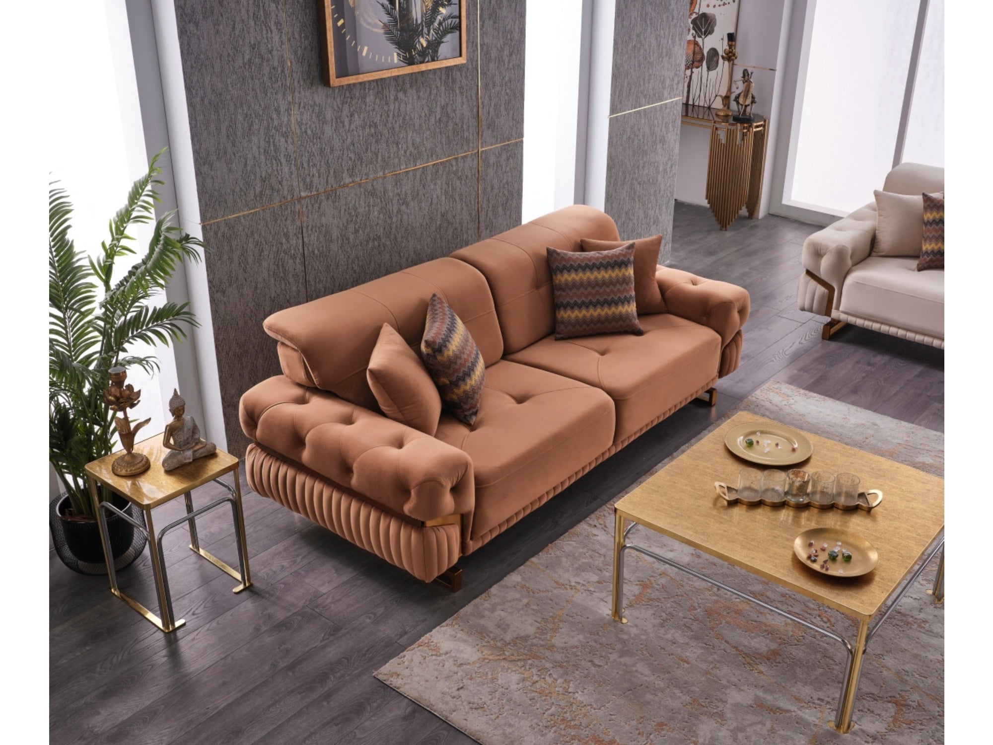 Prada Convertible Livingroom Set (2 Sofa & 2 Chair)