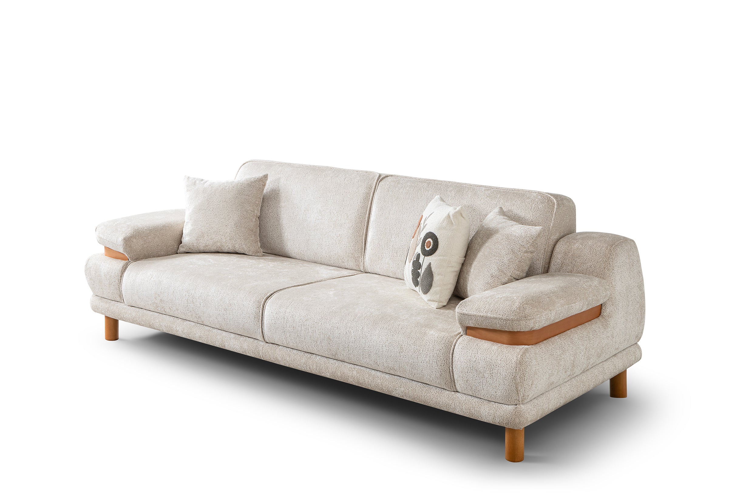 Latte Convertible Loveseat