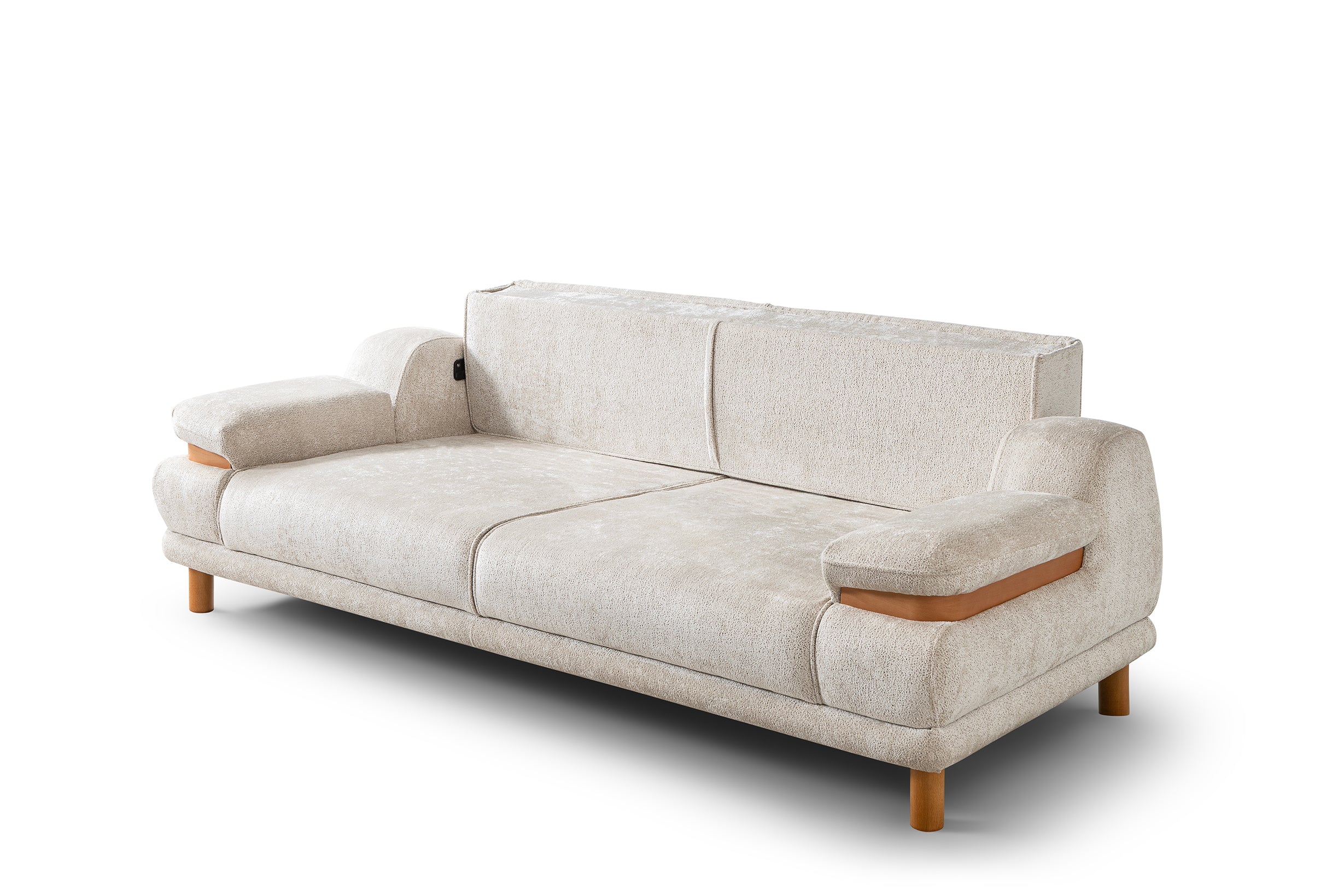 Latte Convertible Sofa