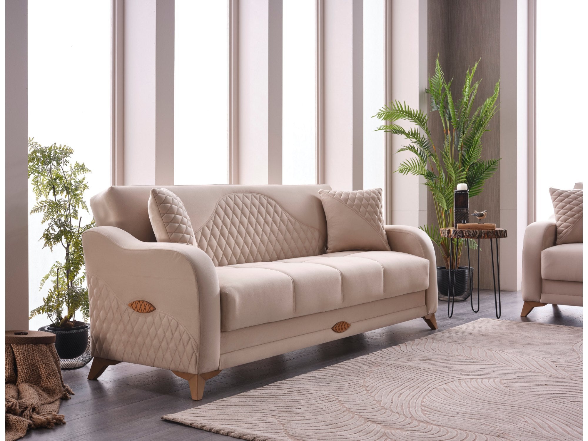 Smart Convertible Livingroom Set (2 Sofa & 2 Chair)