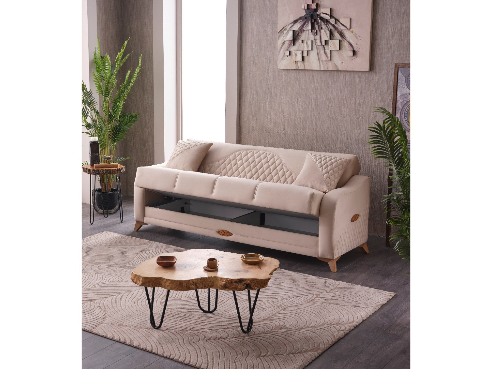 Smart Convertible Livingroom Set (2 Sofa & 2 Chair)
