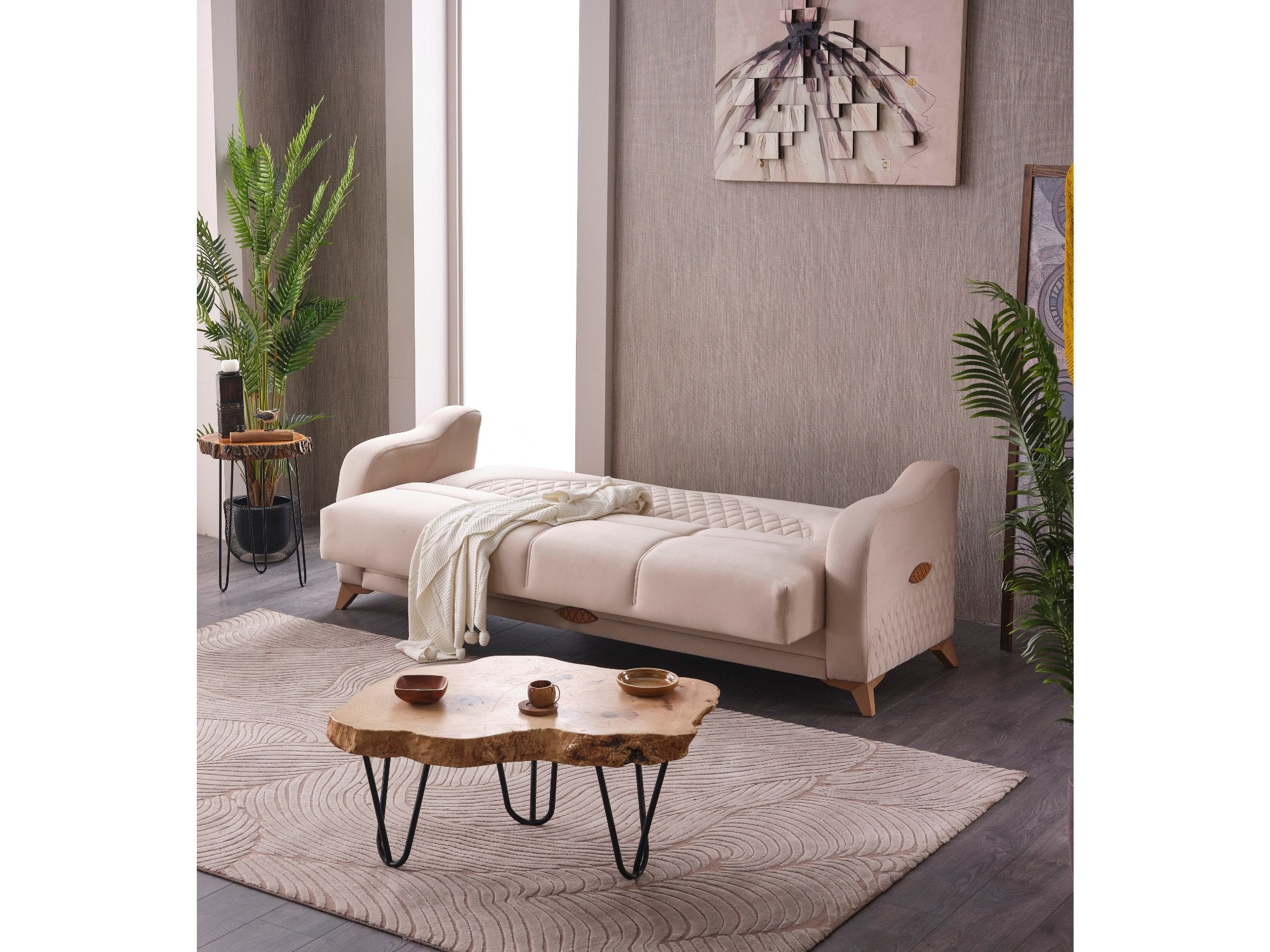 Smart Convertible Livingroom Set (2 Sofa & 2 Chair)