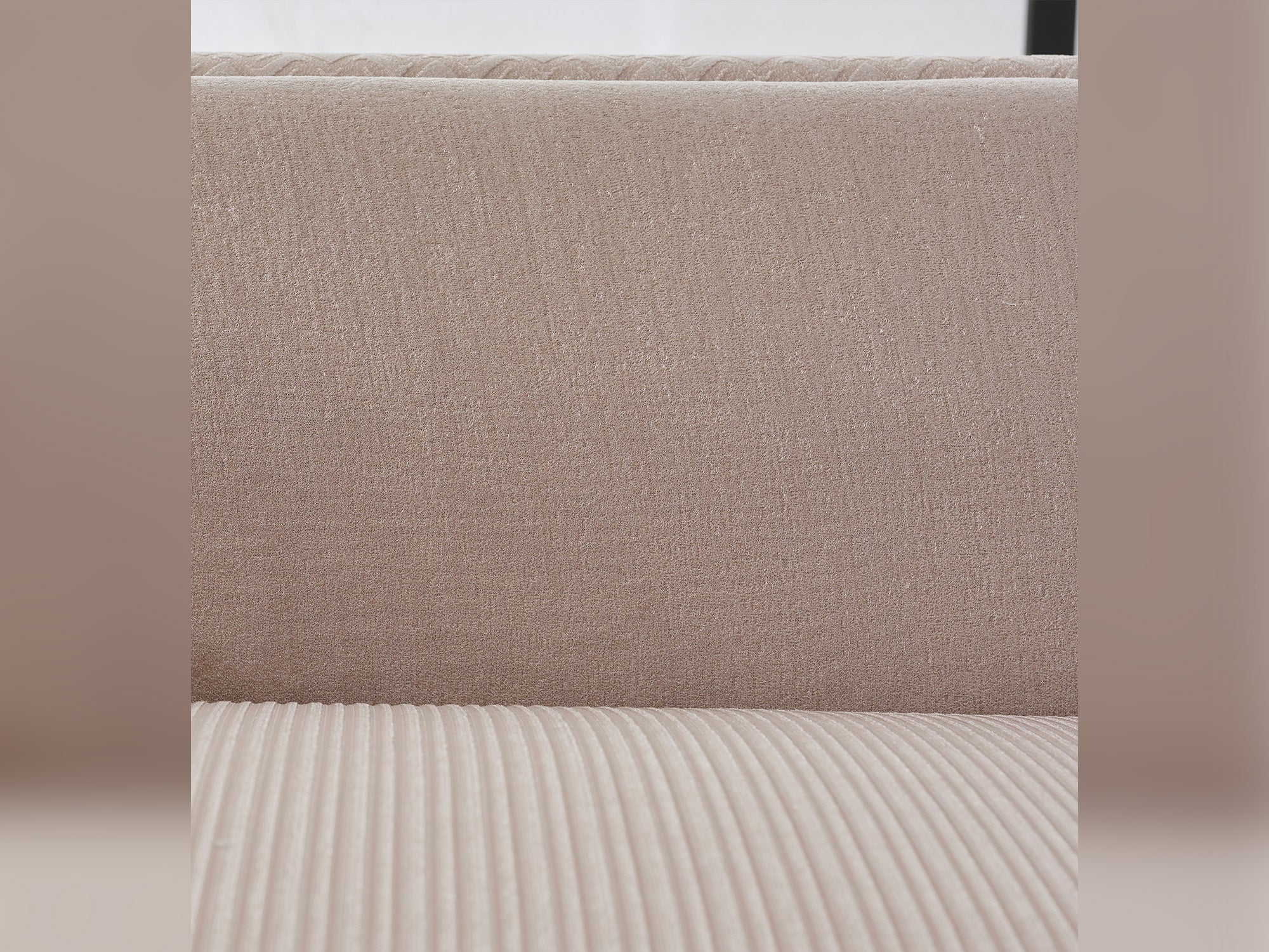 Valentino Stationary Livingroom (2 Sofa & 2 Chair) Beige