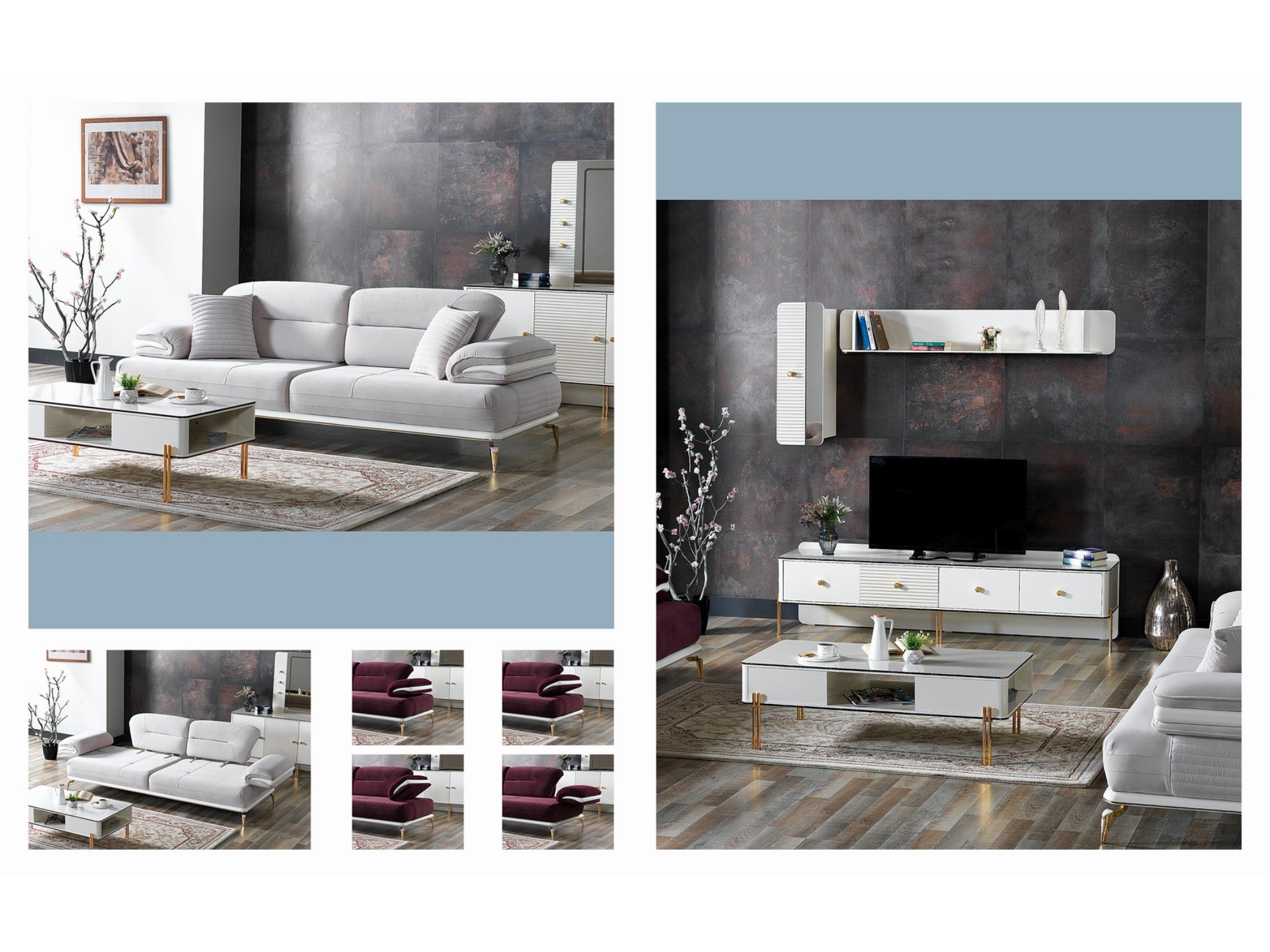 Zumrut Convertible Sofa