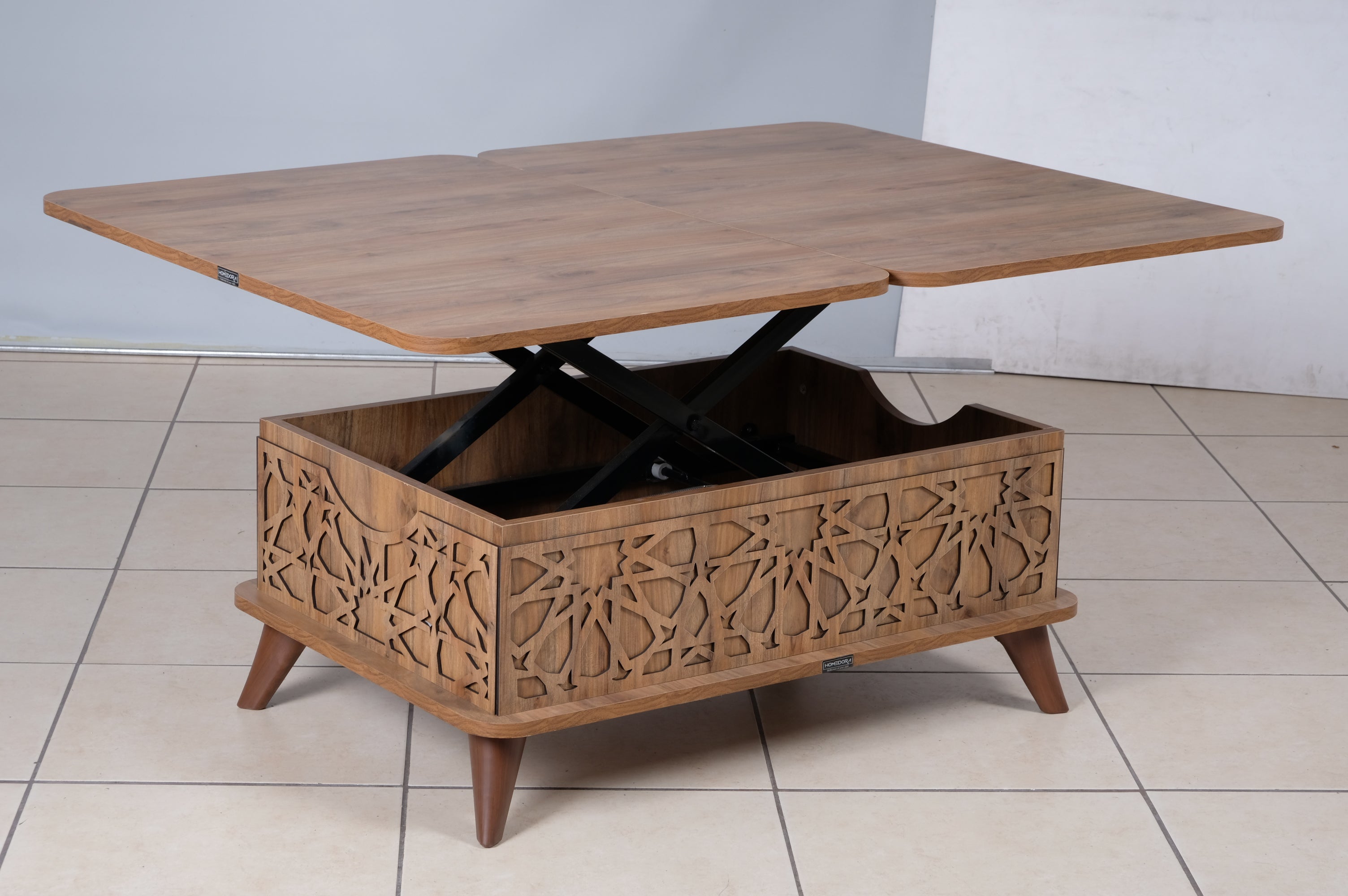 Rio Smart Coffee Table 1002 Walnut