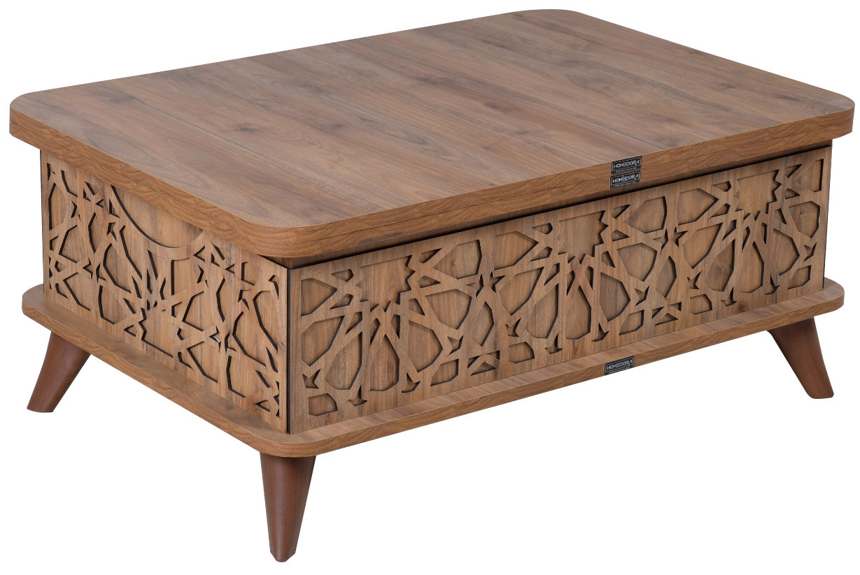 Rio Smart Coffee Table 1002 Walnut