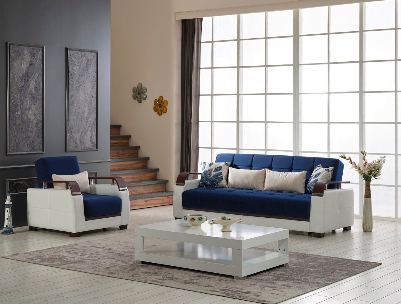 Regina Armchair Navy