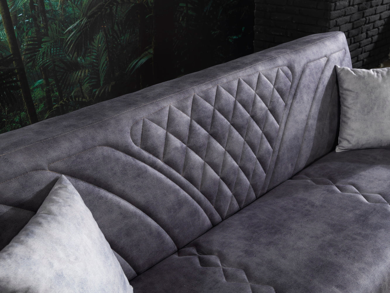 Asos Convertible Sofa Evon Anthracite