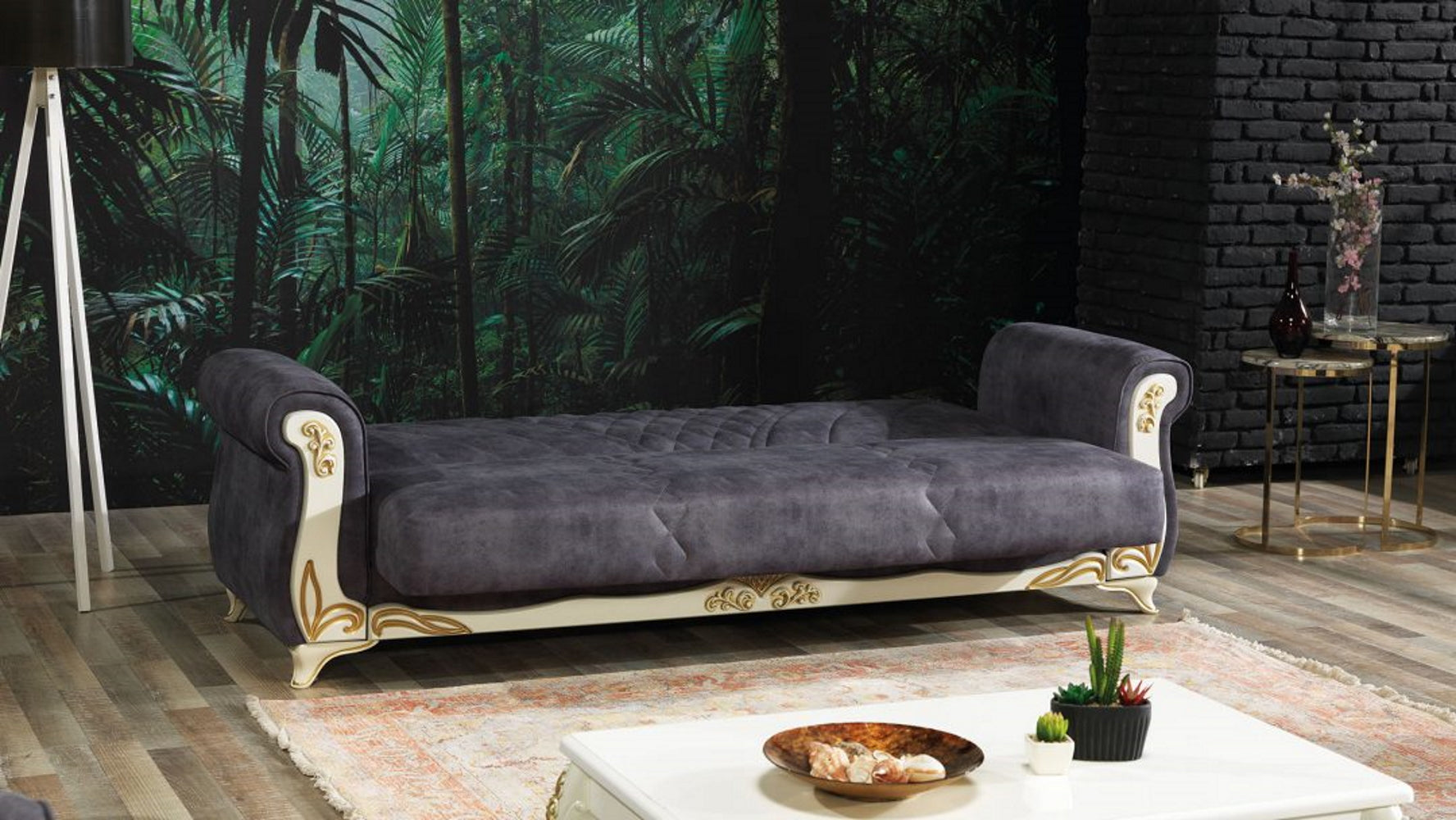 Asos Convertible Sofa Evon Anthracite