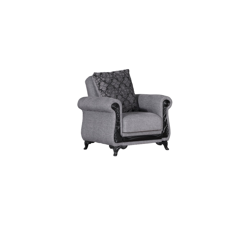 Breda Convertible Chair Light Grey