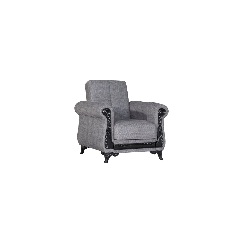Breda Convertible Chair Light Grey