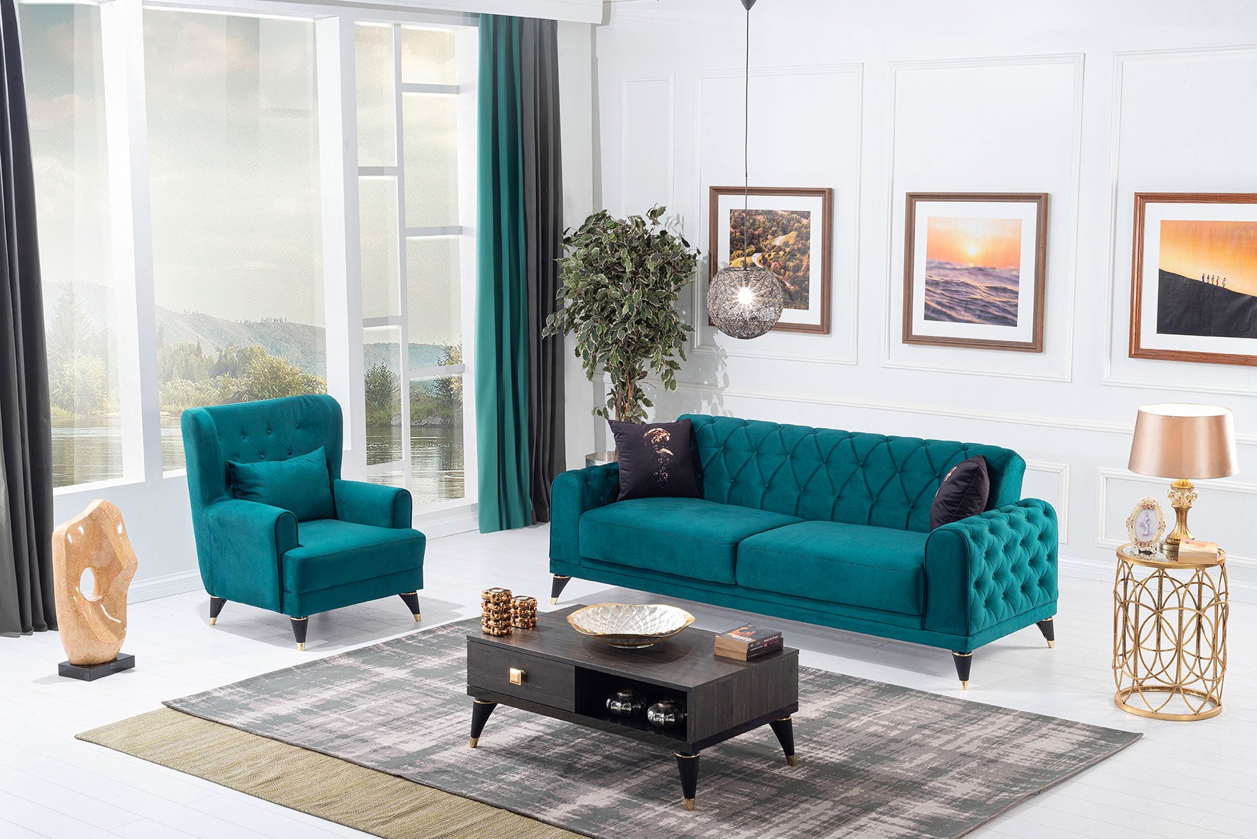 Flame Livingroom Coffee Table