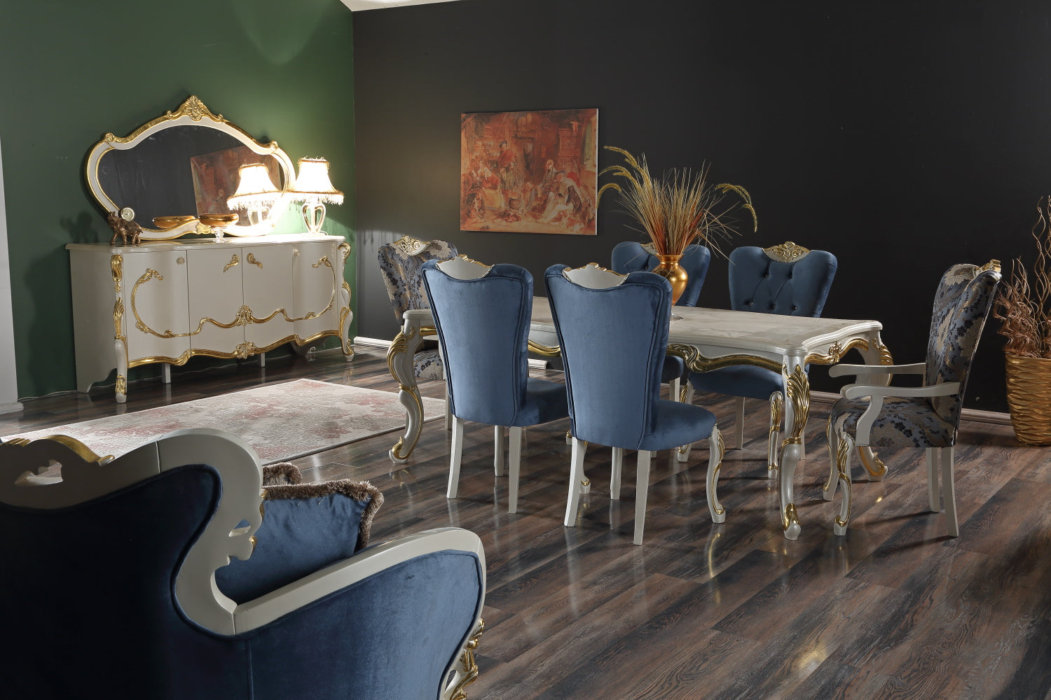 Hunkar Diningroom Consol With Mirror