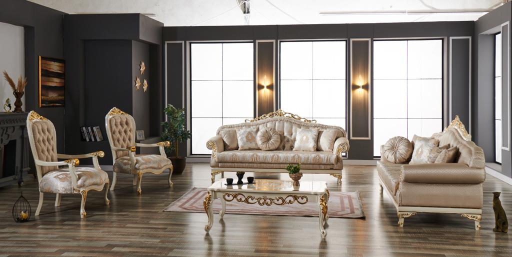 Kardelen Traditional Chair Cream