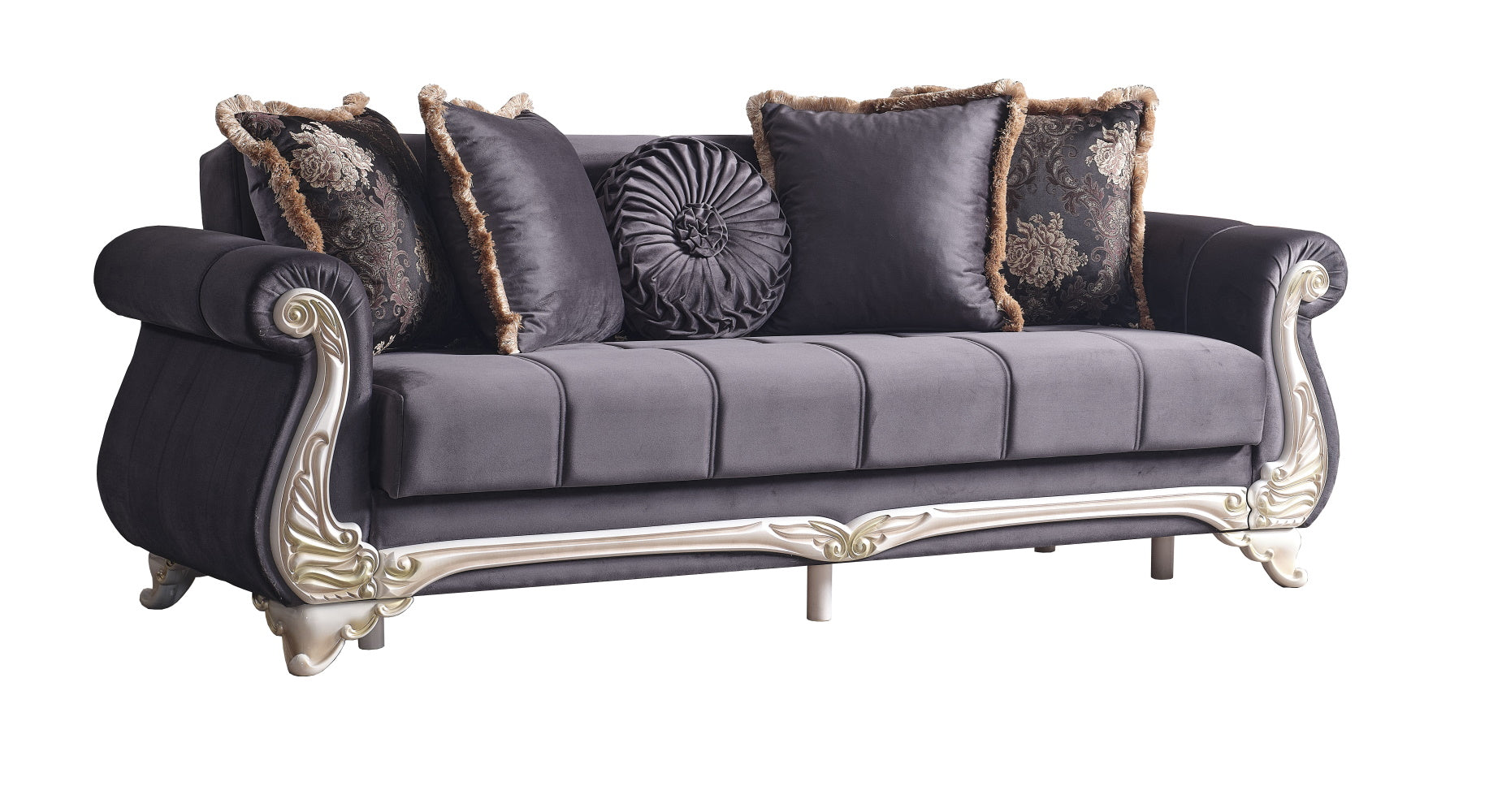 Karizma Convertible Livingroom (2 Sofa & 2 Chair) Anthracite