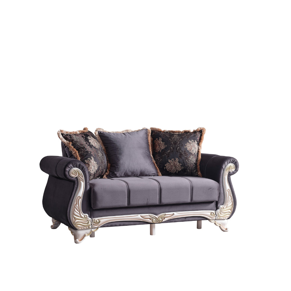 Karizma Convertible Loveseat Anthracite