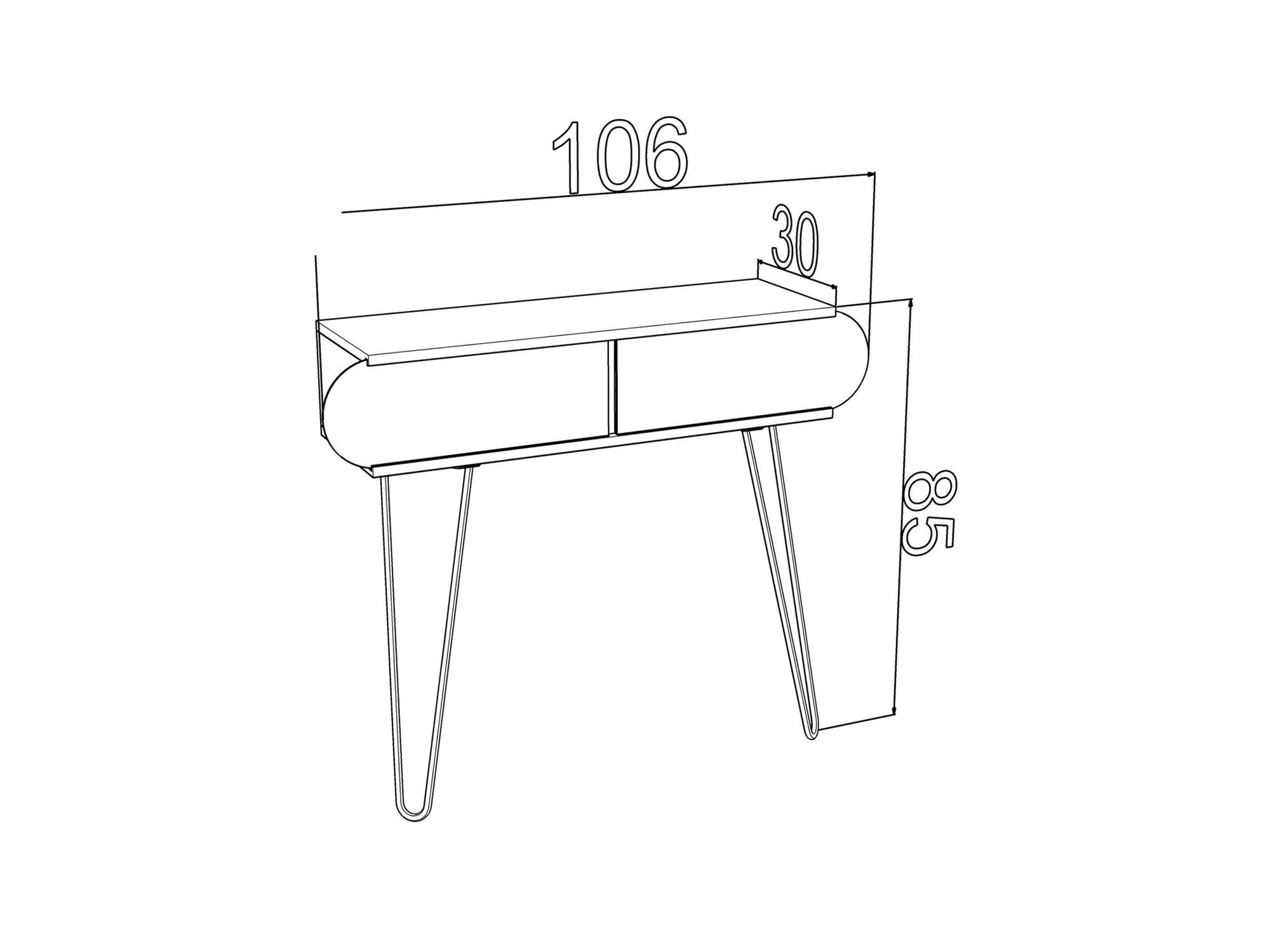 Illia Consol Table No.1