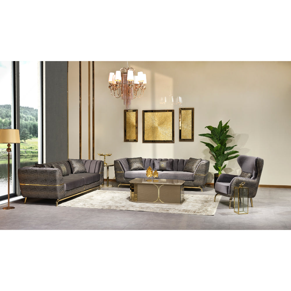 Madrid Stationary Sofa Grey