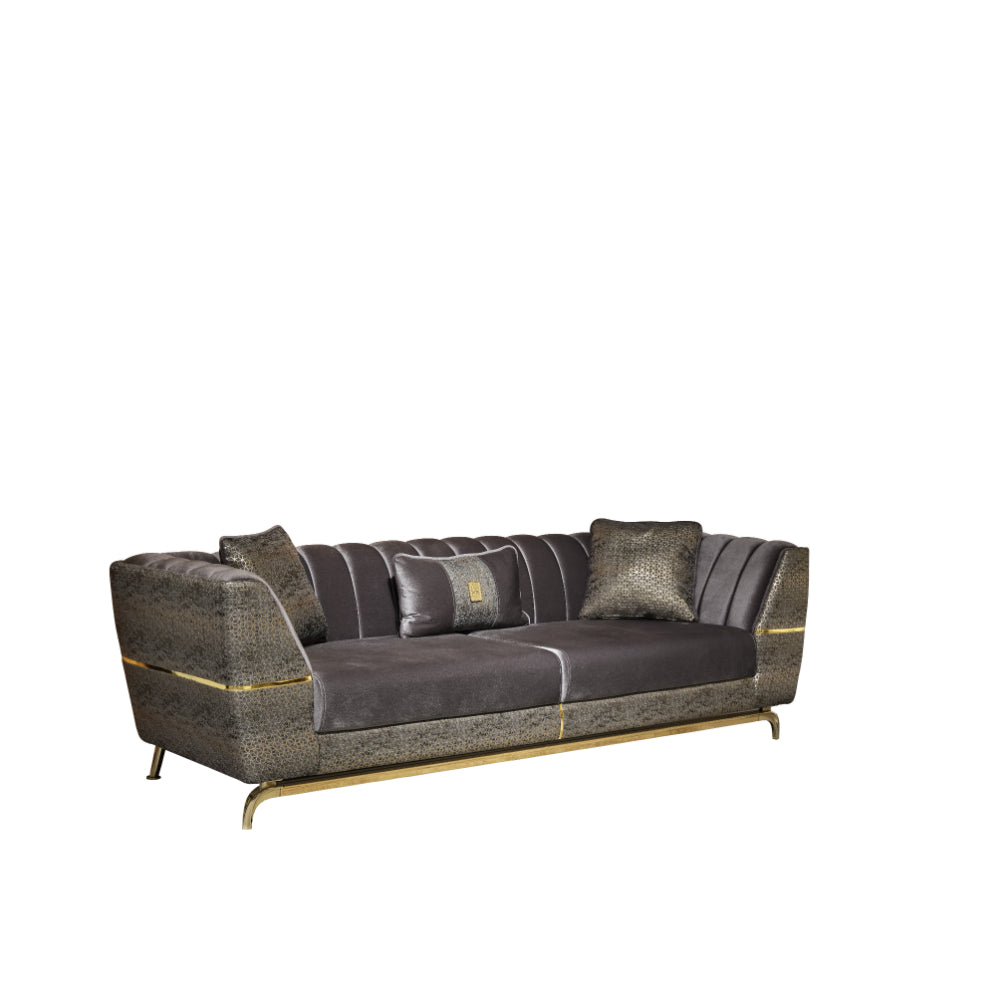Madrid Stationary Sofa Grey