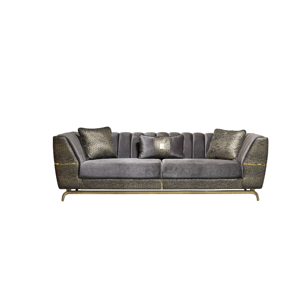 Madrid Stationary Sofa Grey