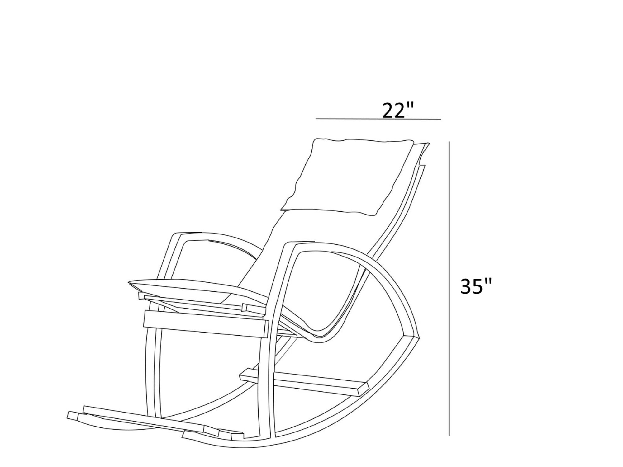 Lucas Rocking Chair Fume