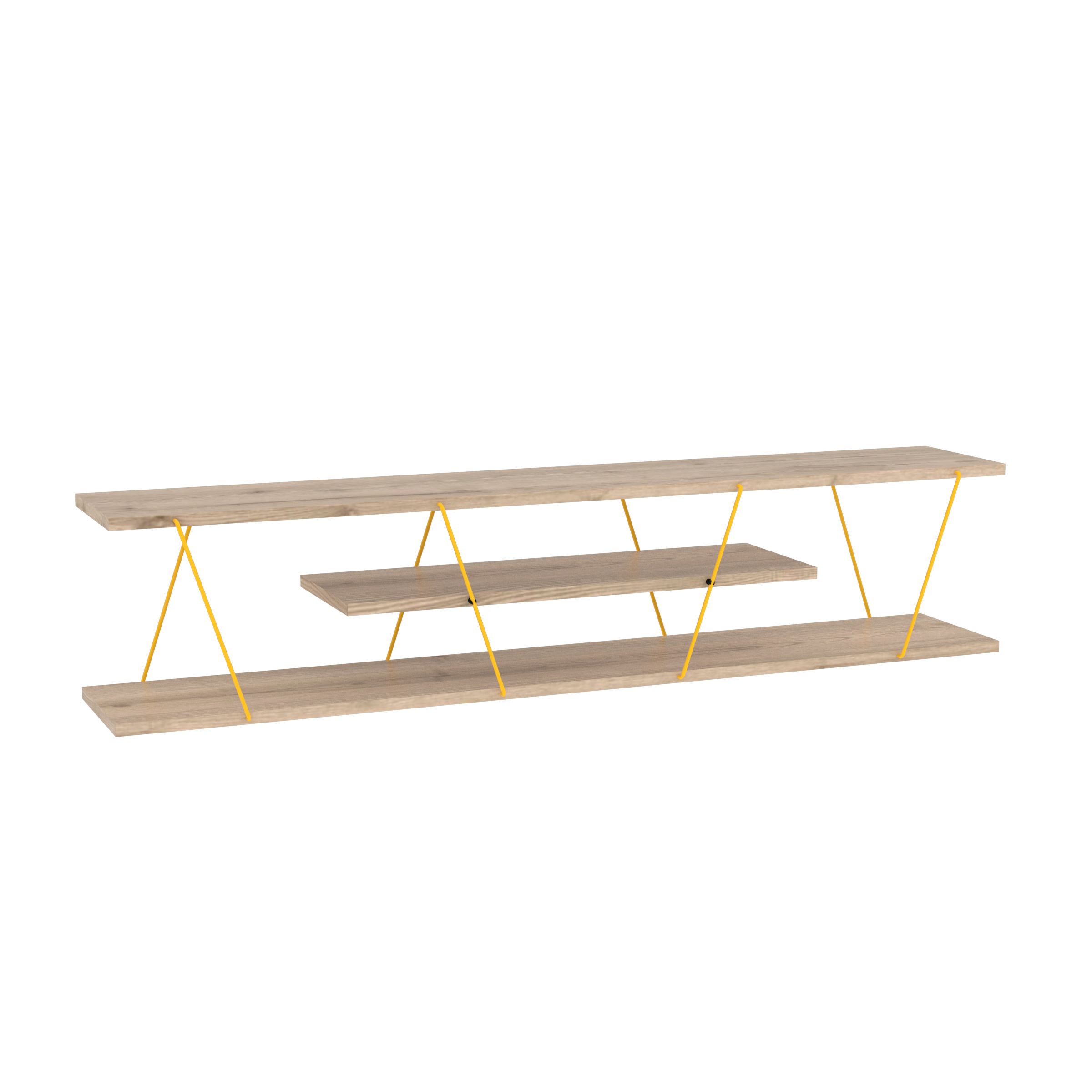 Tars Tv Stand Oak - Yellow