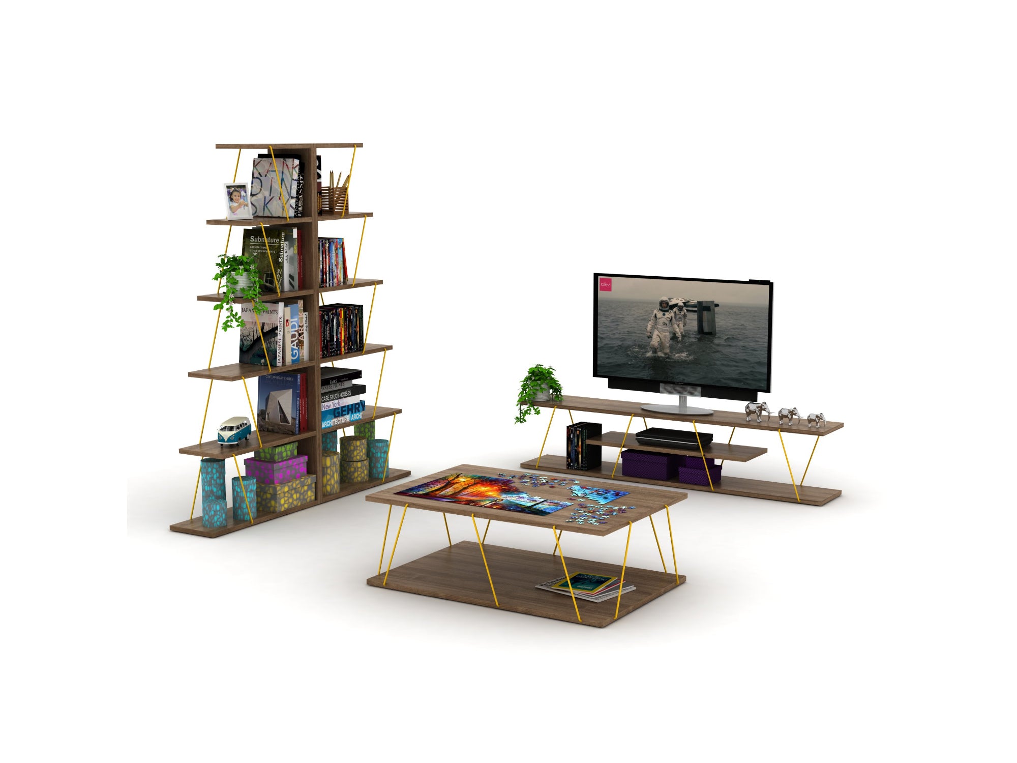 Tars Mini Bookcase