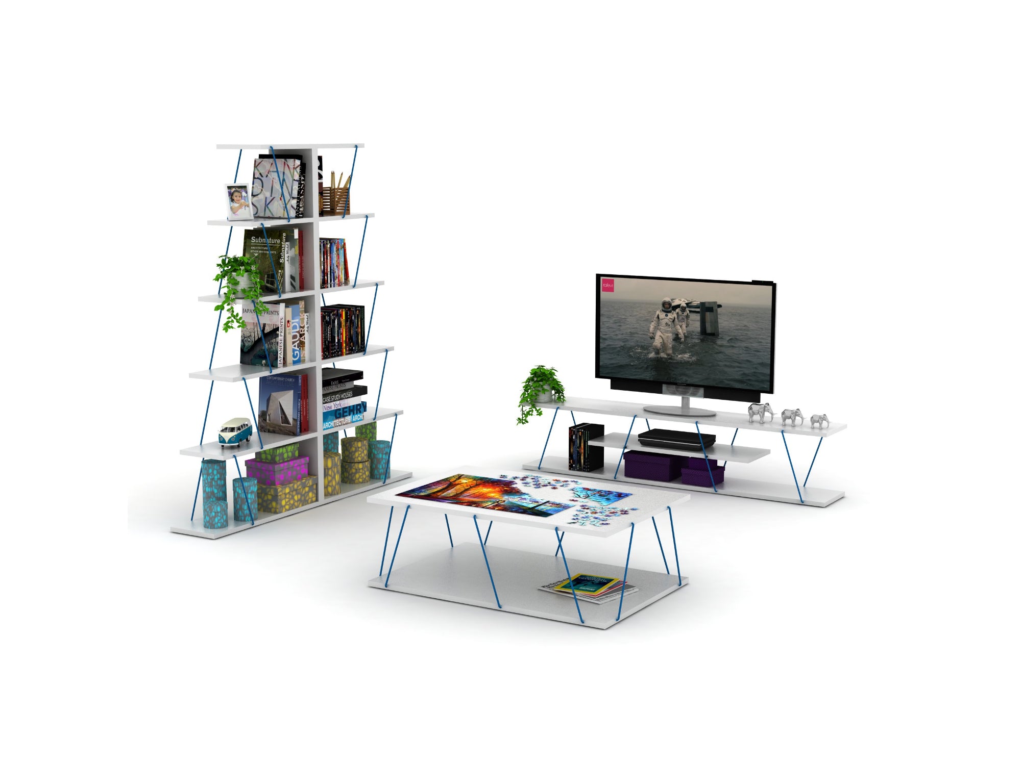 Tars Mini Bookcase