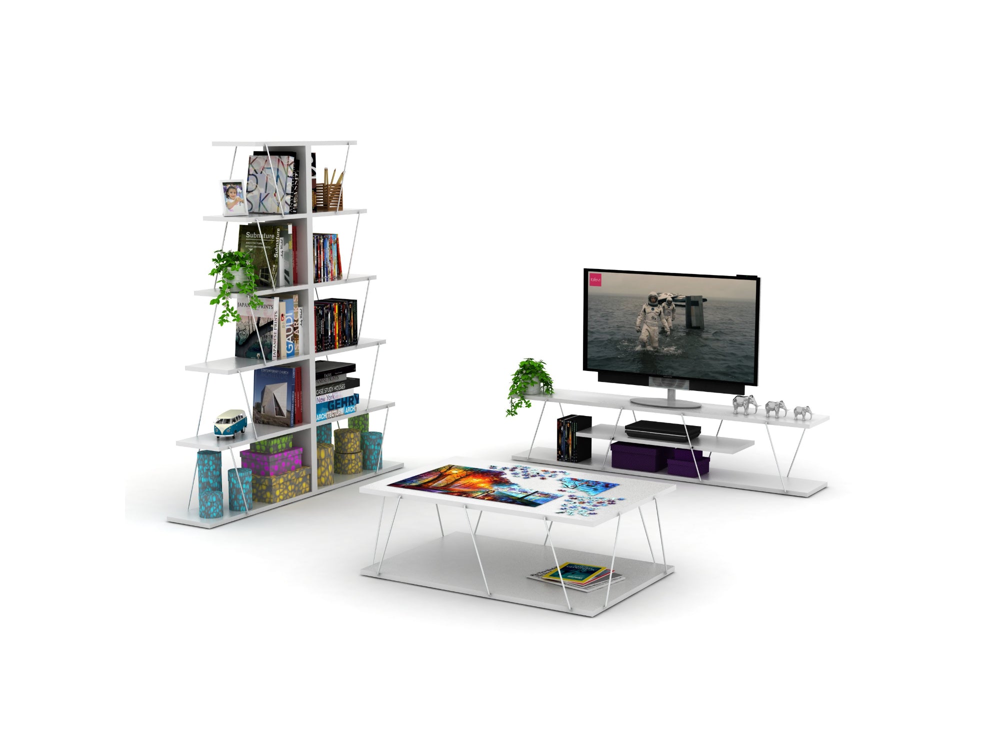 Tars Mini Bookcase