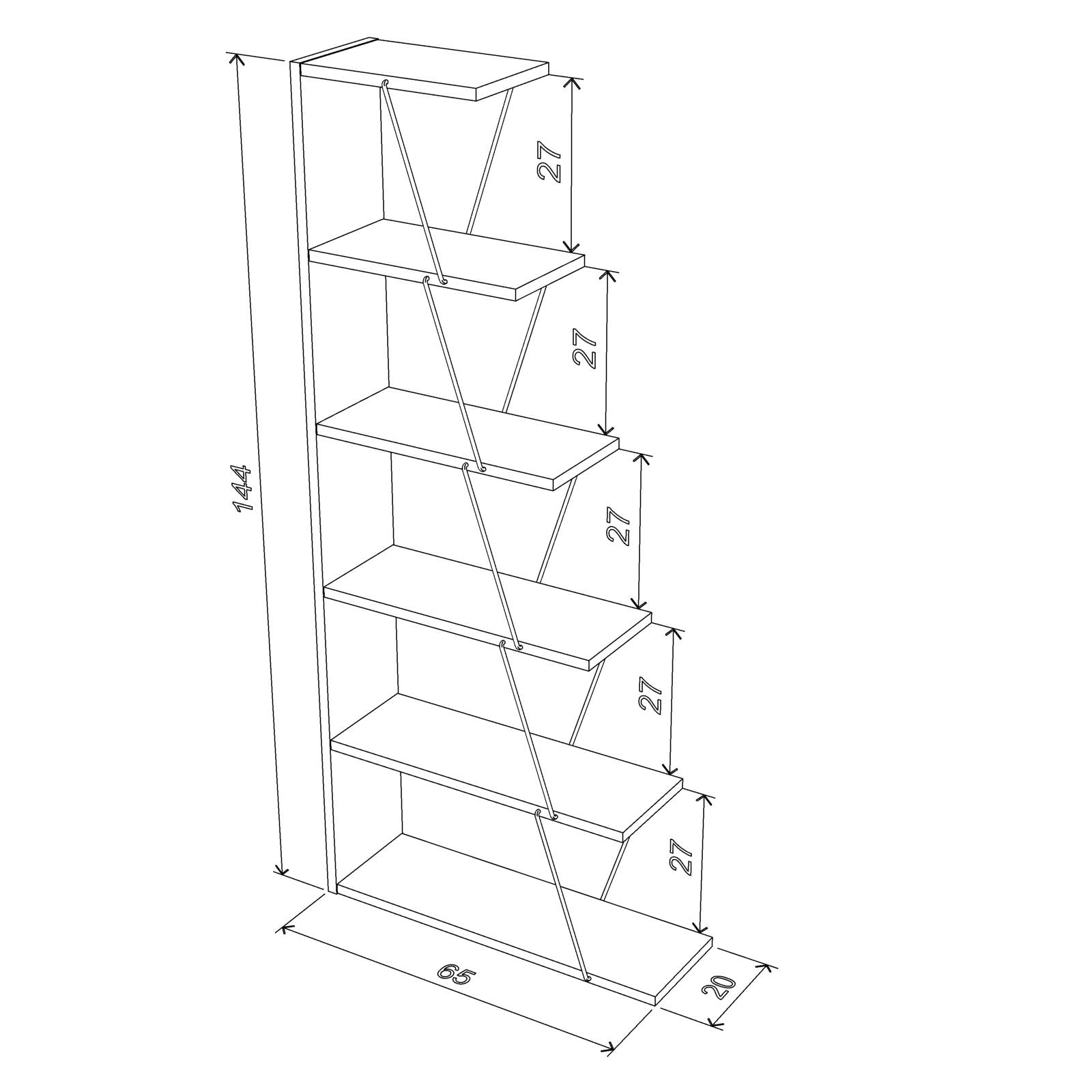 Tars Mini Bookcase