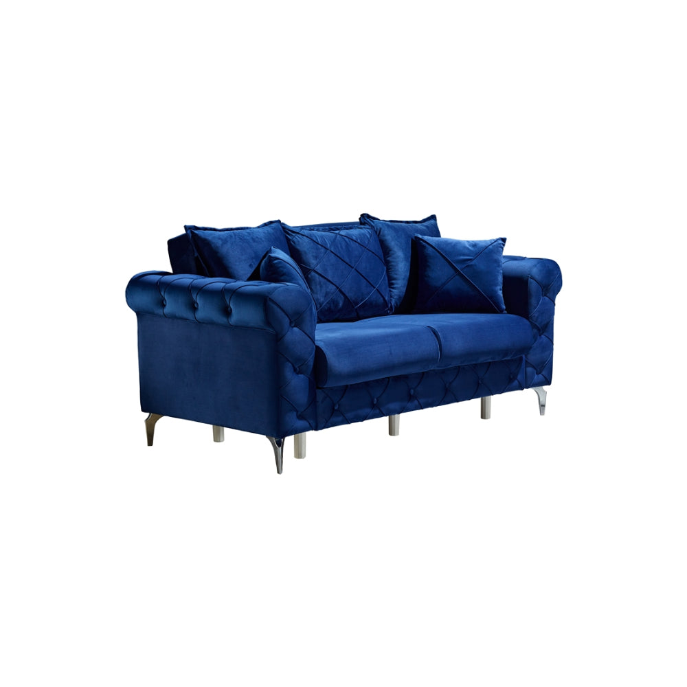 Riva Convertible Loveseat Navy