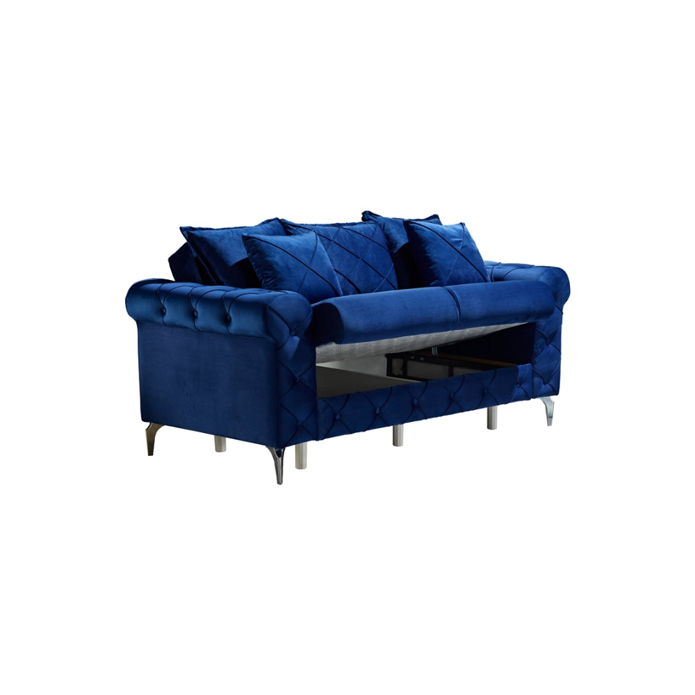 Riva Convertible Loveseat Navy