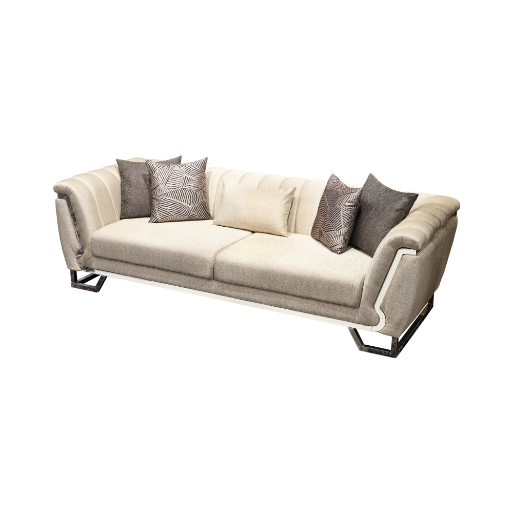 Roma Stationary Sofa Cream