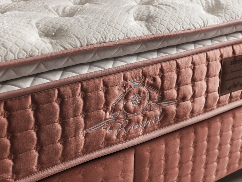 Royal King Storage Bed With Headboard Pink