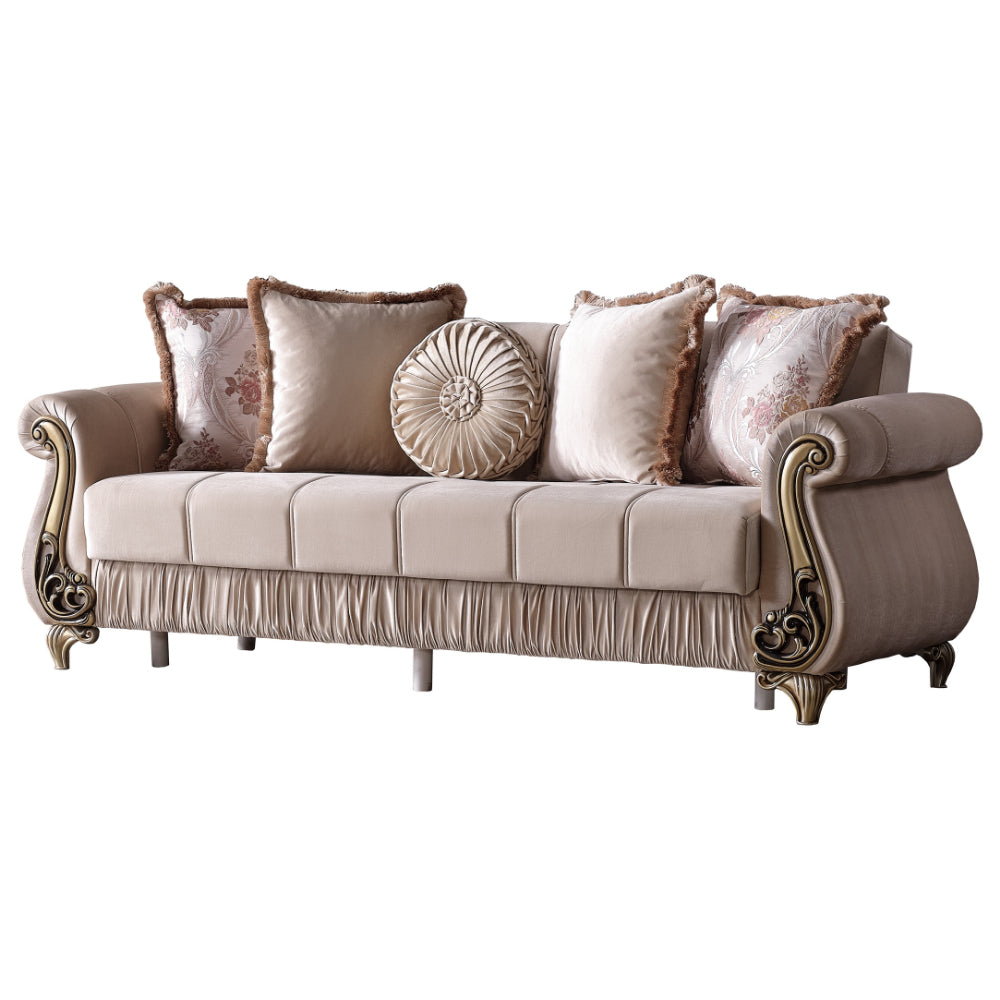 Rustik Convertible Sofa Beige