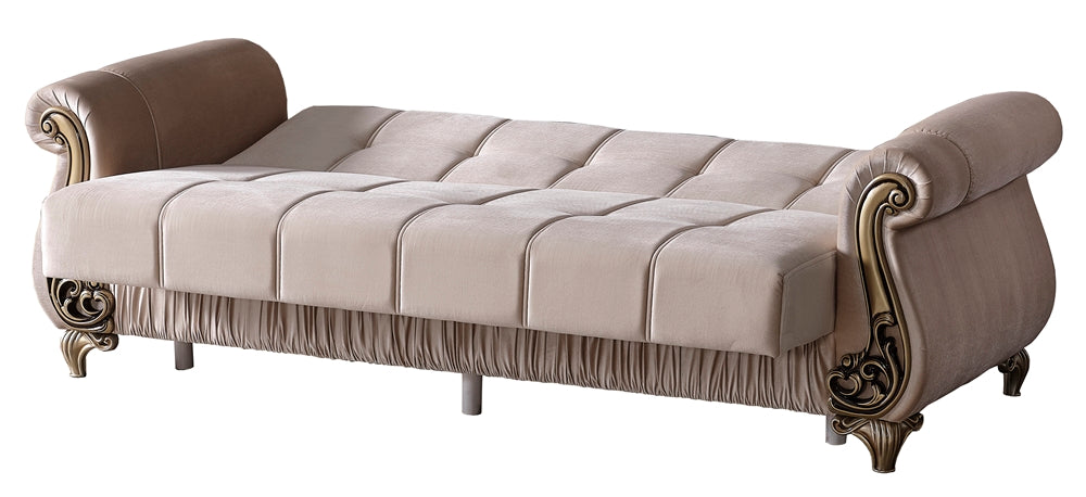 Rustik Convertible Sofa Beige