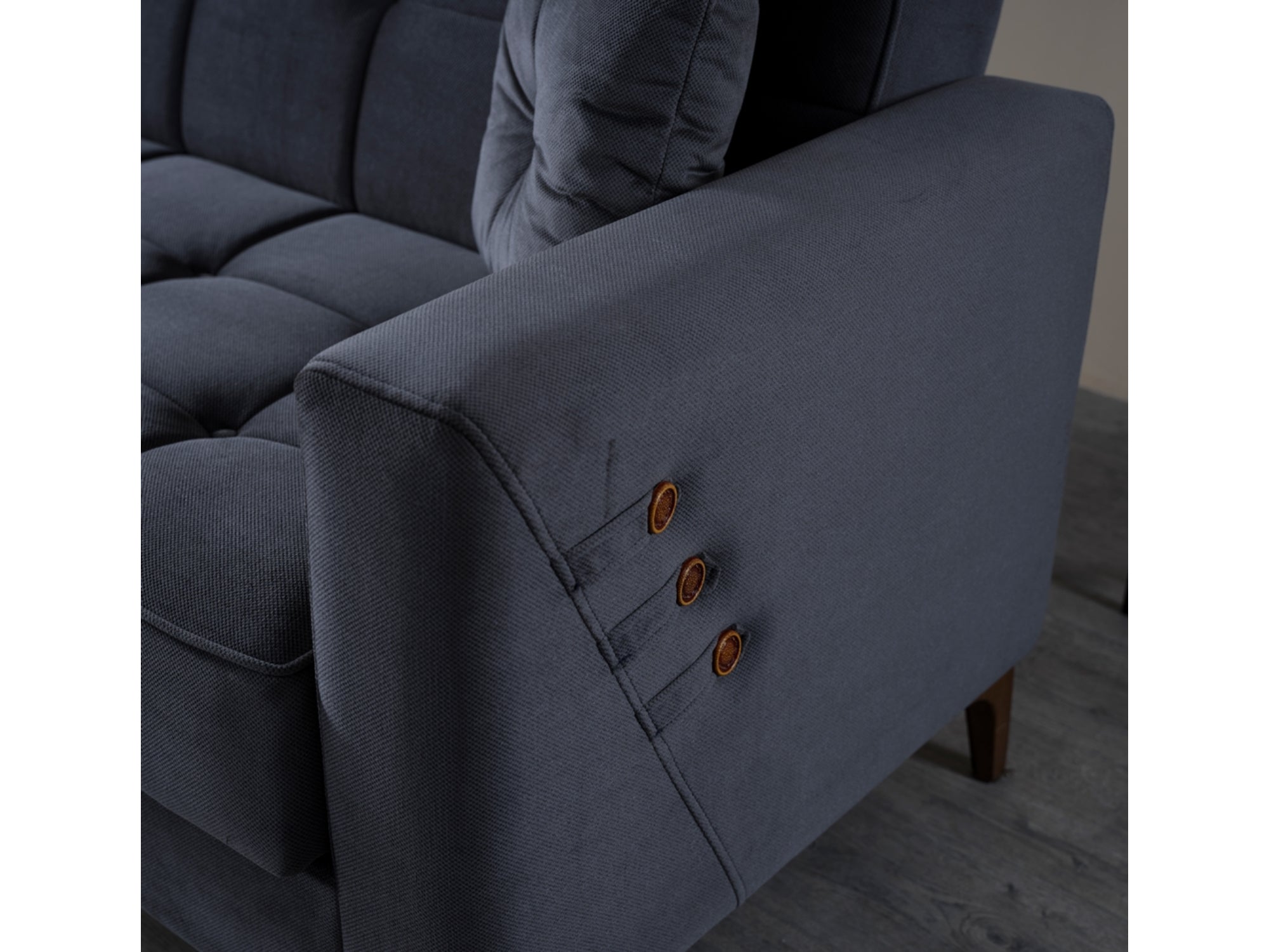 Step Convertible Livingroom (2 Sofa & 2 Chair) Grey