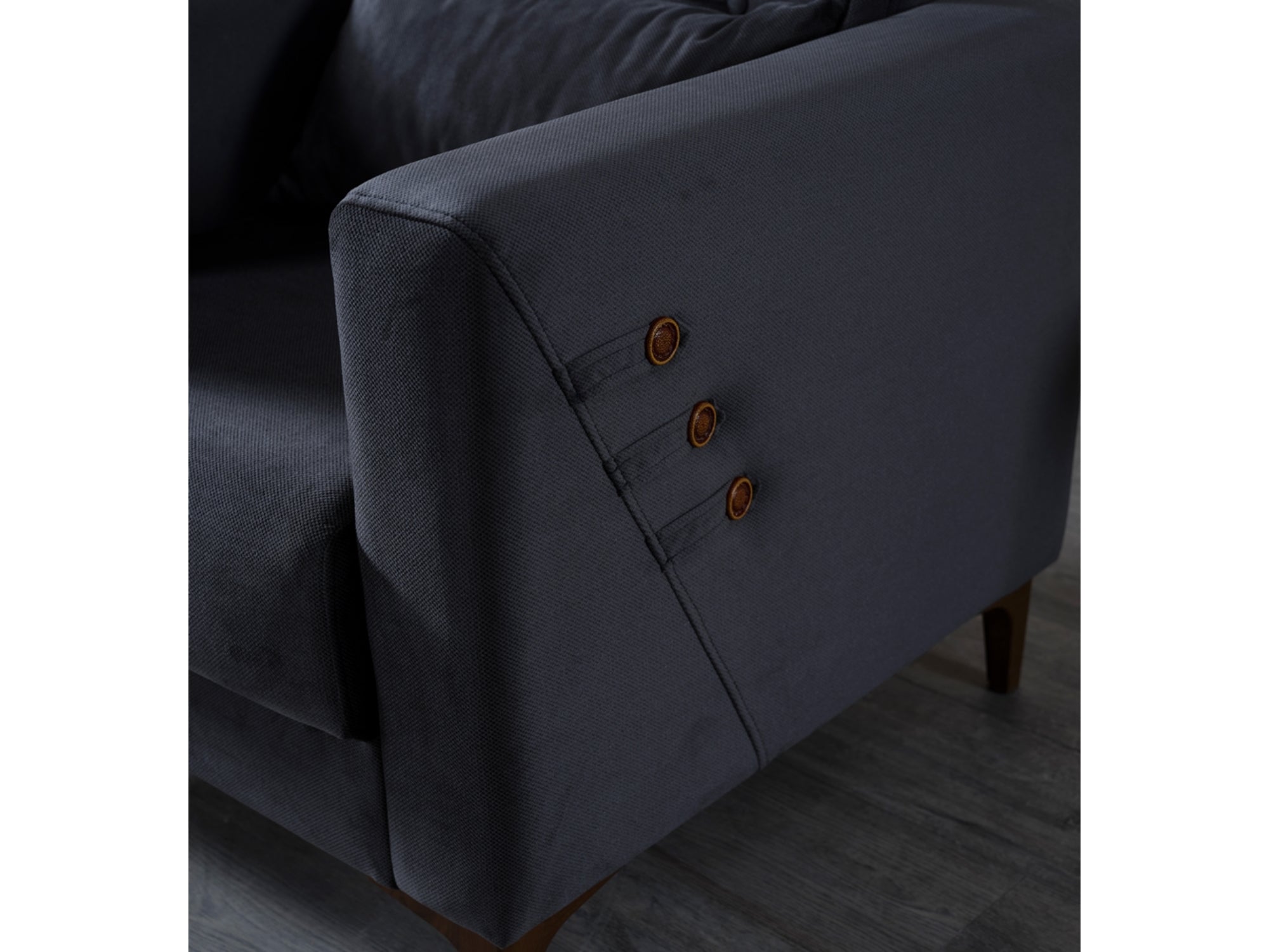 Step Convertible Livingroom (2 Sofa & 2 Chair) Grey