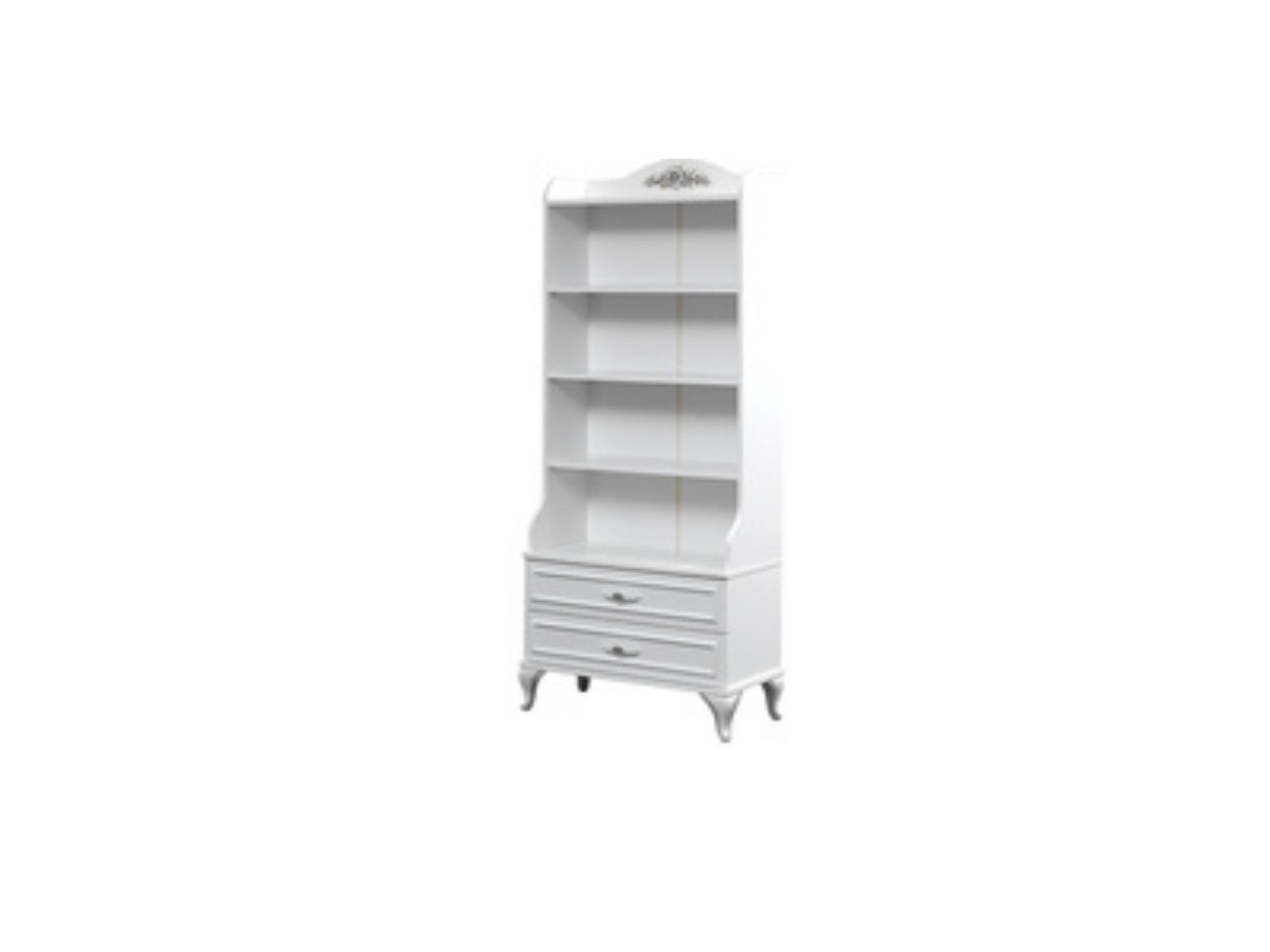 Angle Kids Room Set (Twin Bed & Bunkbed & 2 Bookcases & Study Desk & Nightstand & Chiffonier With Mirror)